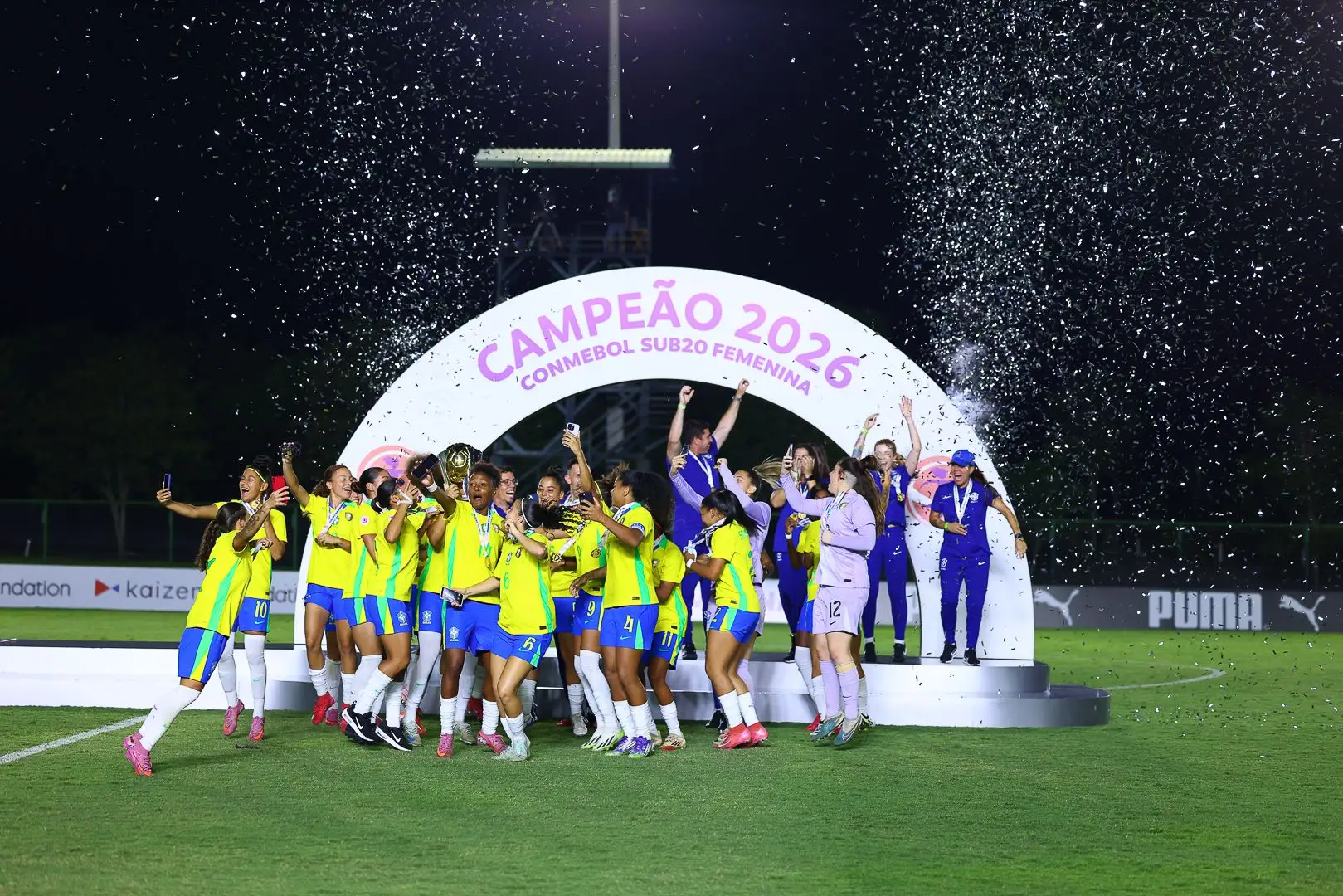 Al&eacute;m do t&iacute;tulo, o Brasil se classificou para o Mundial da categoria, ao lado do Equador, da Argentina e Col&ocirc;mbia