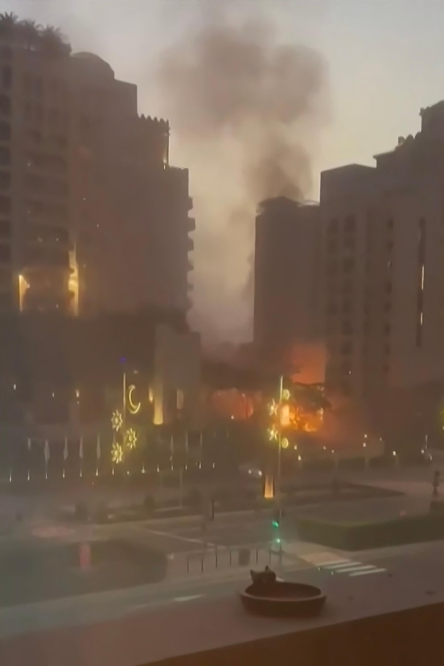 Dubai teve locais civis atingidos