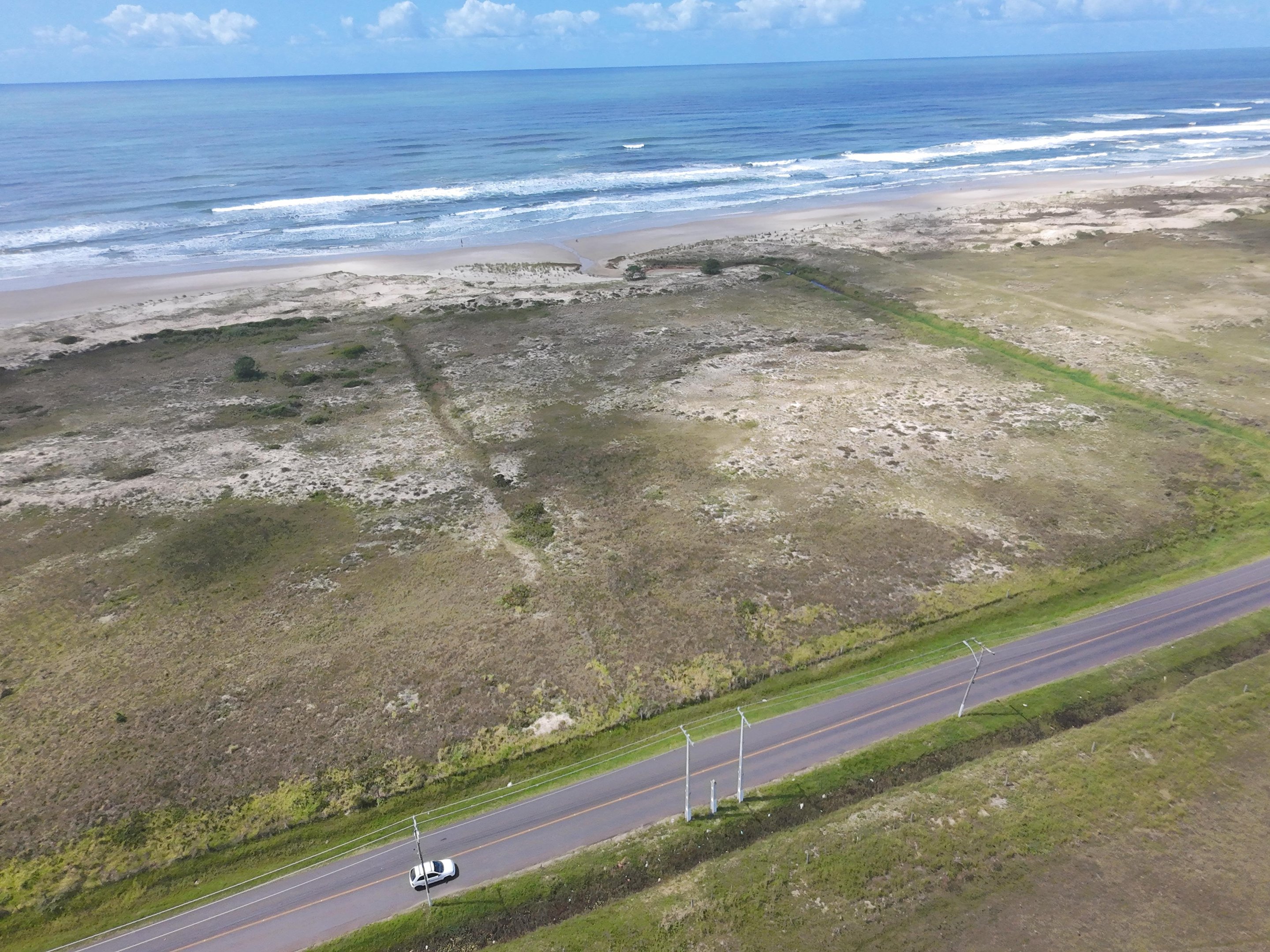 Local em Arroio do Sal onde deve ser constru&iacute;do o Porto Meridional
