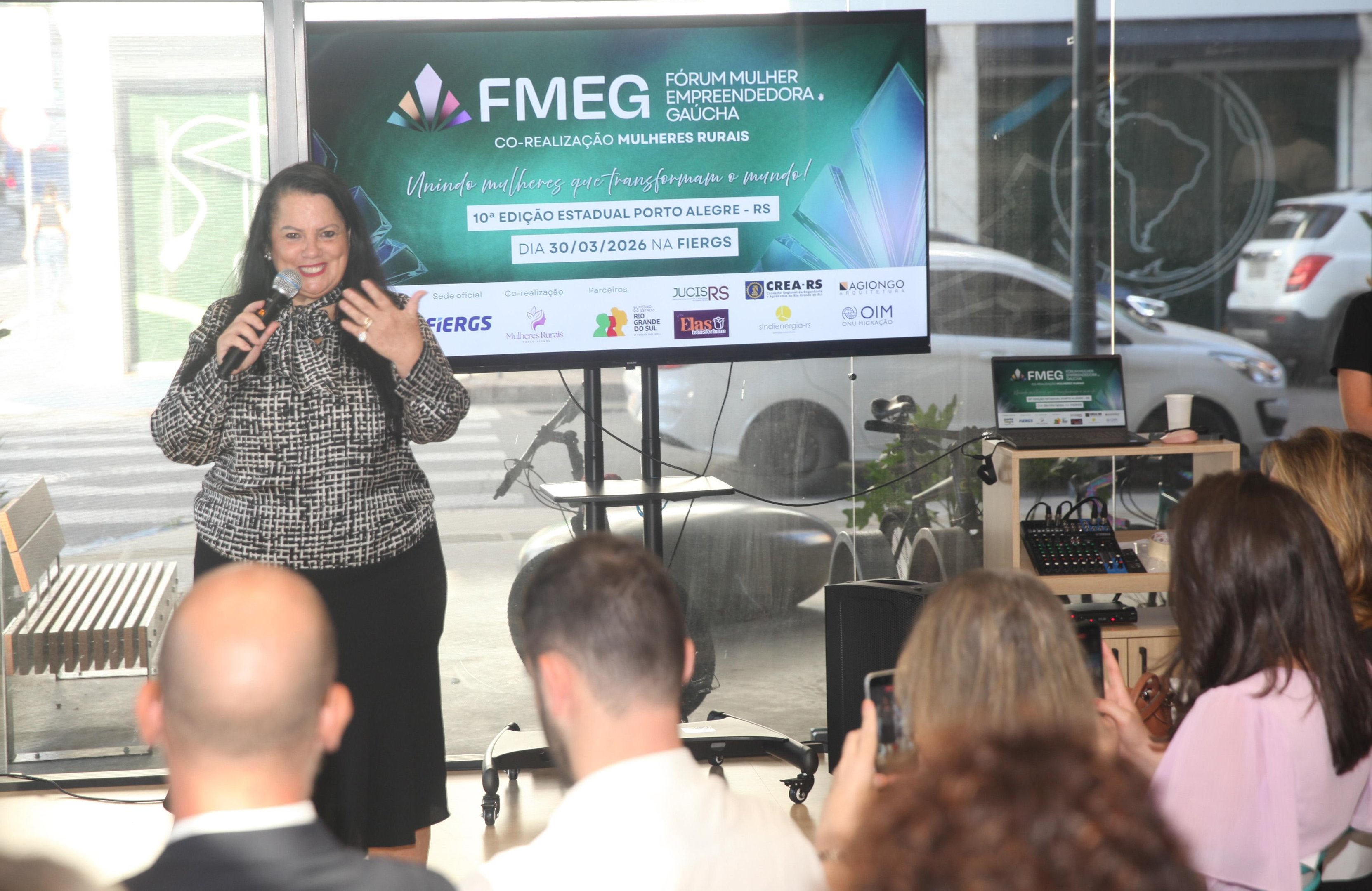 Fundadora e presidente do F&oacute;rum Mulher Empreendedora Ga&uacute;cha, T&acirc;nia Cruz Costa