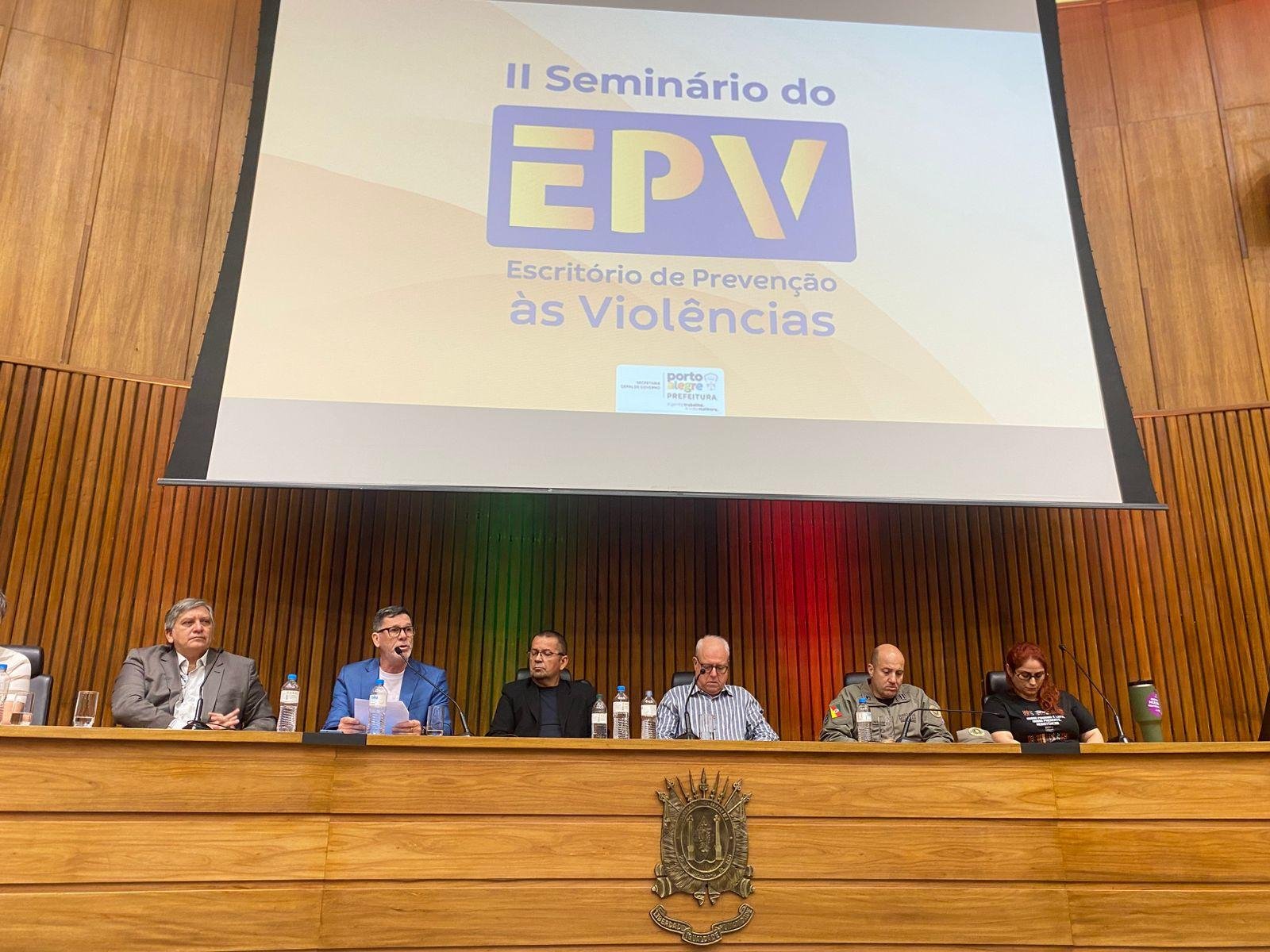 Major&nbsp;Gelson Guarda faz pronunciamento no 2&ordm; Semin&aacute;rio do Escrit&oacute;rio de Preven&ccedil;&atilde;o &agrave;s Viol&ecirc;ncias (EPV)