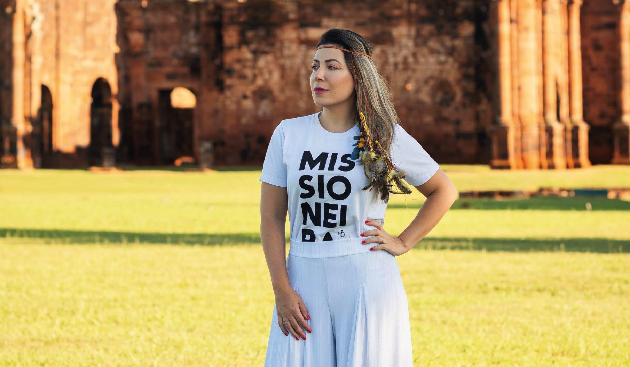 Marianita Orta&ccedil;a, embaixadora dos 400 Anos das Miss&otilde;es, foi escolhida patrona dos Festejos Farroupilha 2026