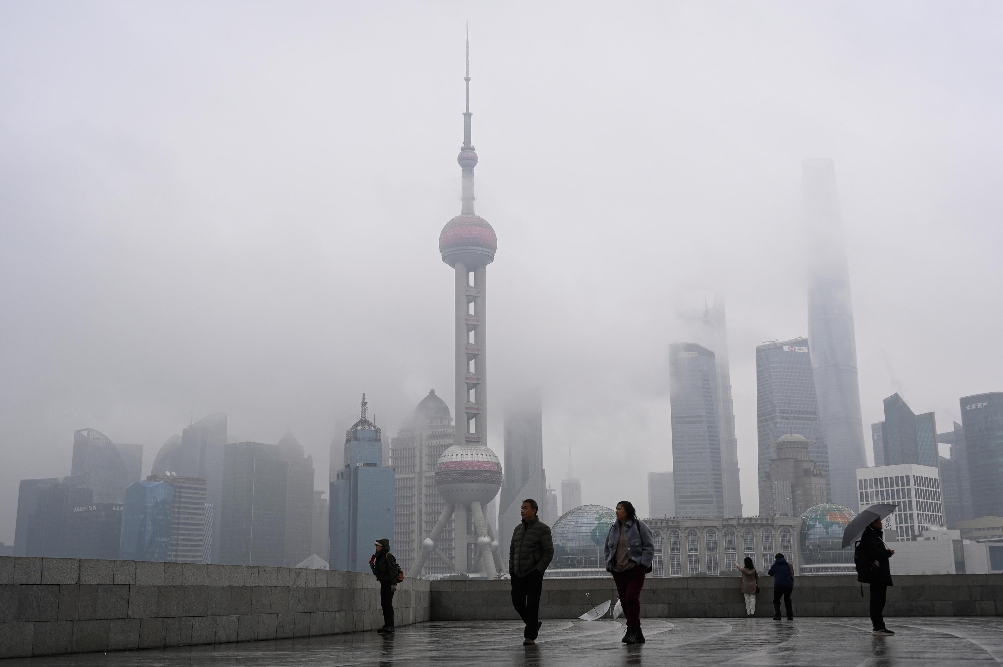 China definiu a meta de crescimento anual mais baixa em d&eacute;cadas, entre 4,5% e 5%