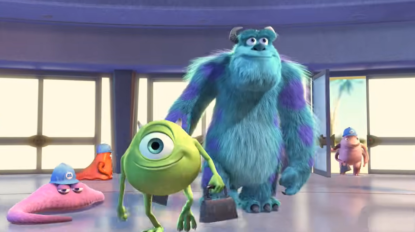 Mike Wazowski e Sulley em "Monstros S.A."
