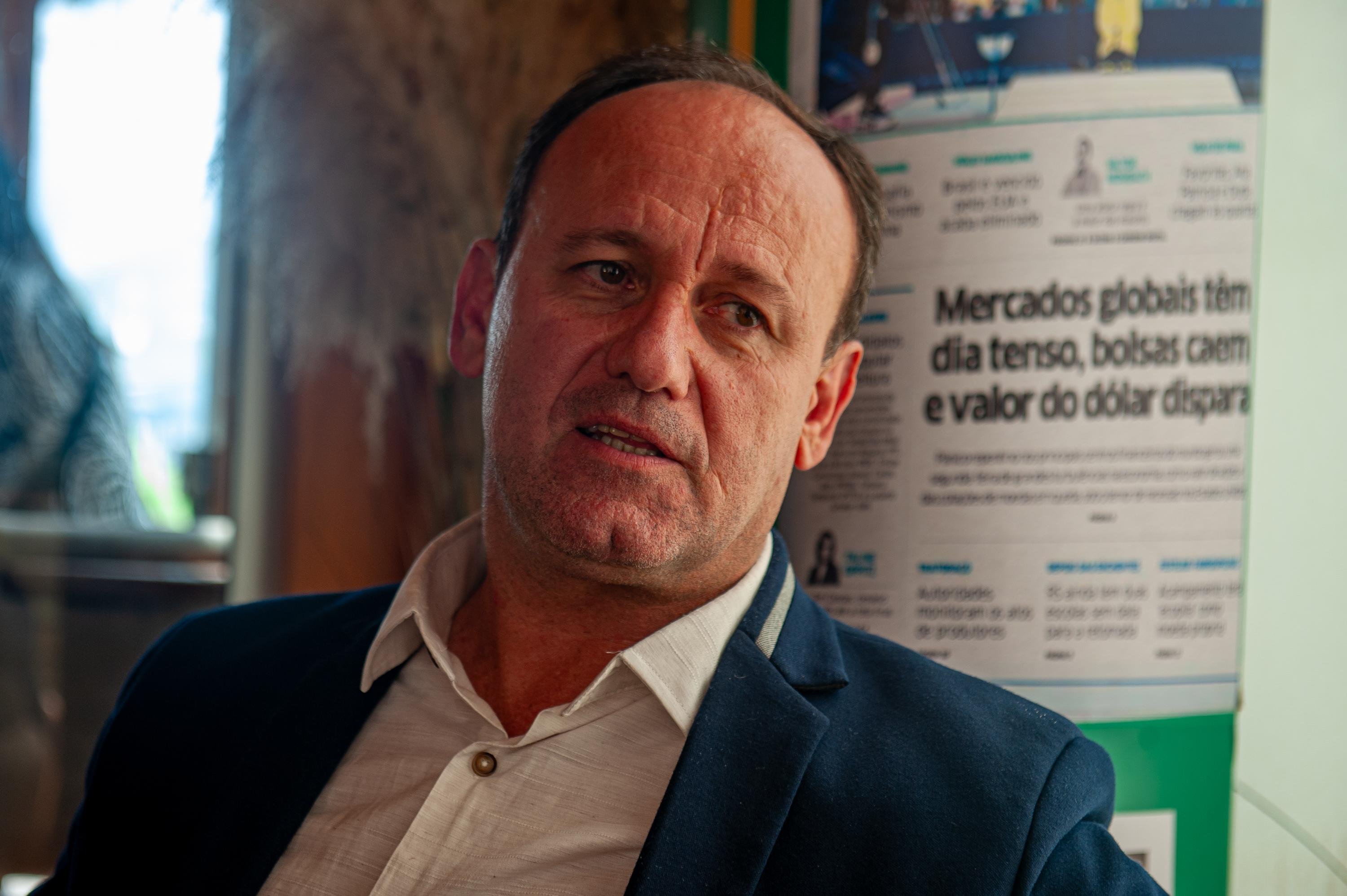 Gilberto Domingos Menin, Prefeito de Porto Xavier, tratou do programa em visita &agrave; Casa do Correio do Povo na Expodireto