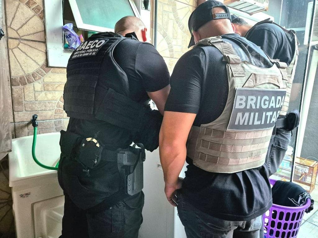 MPRS e Brigada Militar em dilig&ecirc;ncias da Opera&ccedil;&atilde;o Shadowgun, em Cachoeirinha