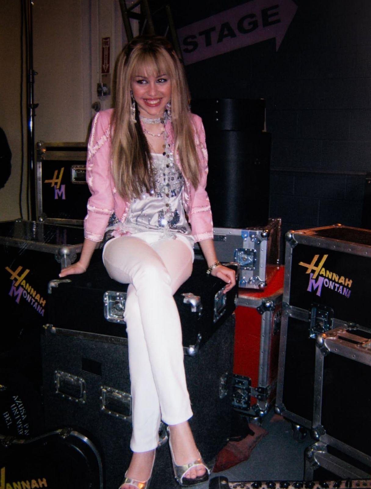 Cantora como "Hannah Montana"