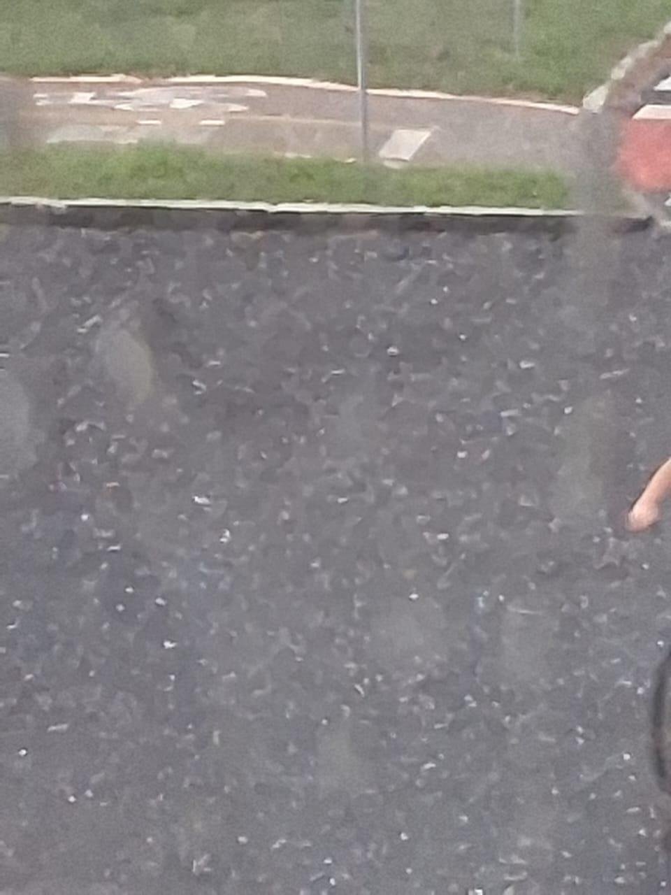 Granizo atinge Porto Alegre