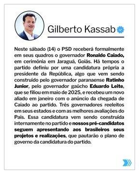 Kassab faz desmentido em redes sociais