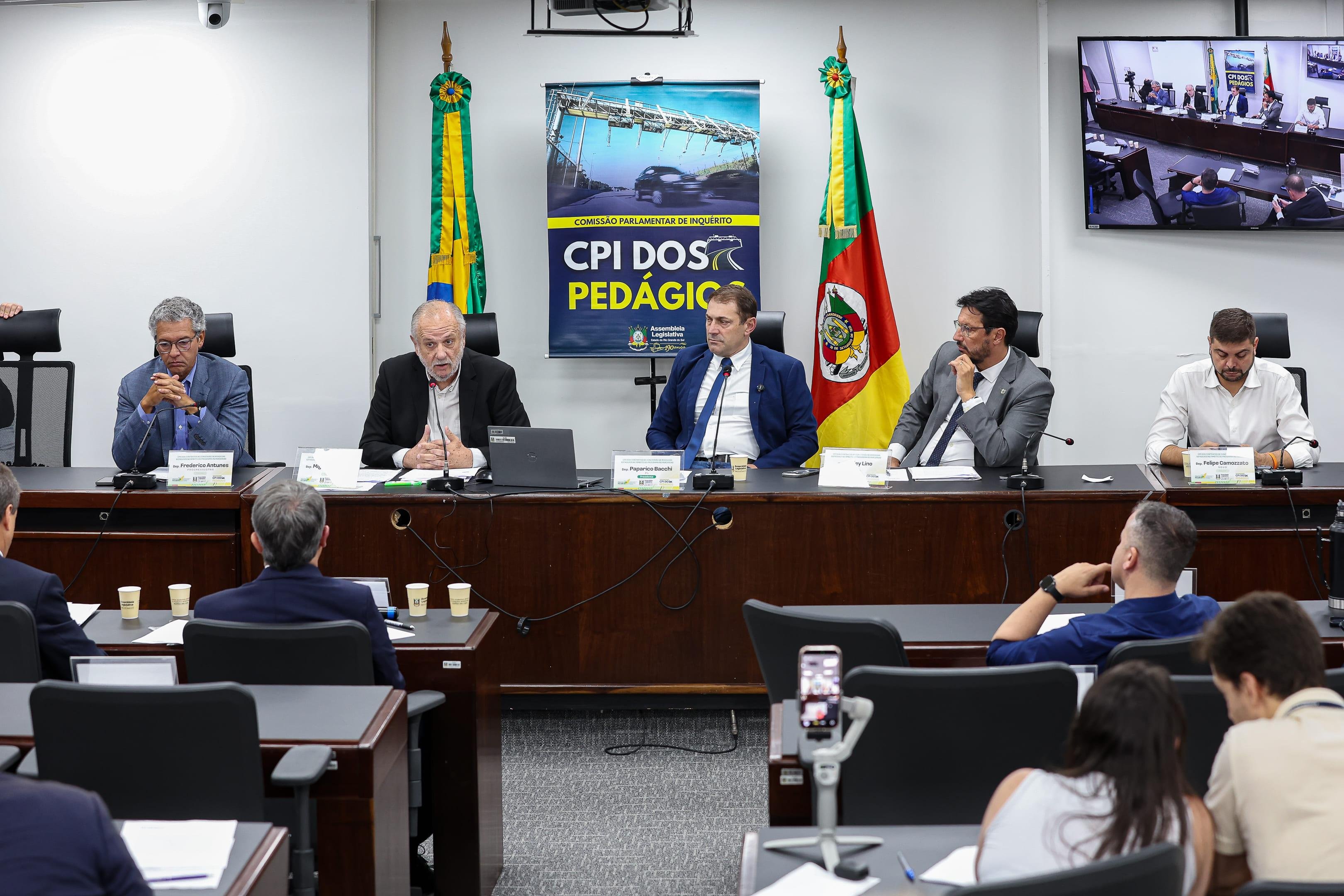 O presidente da CSG, Ricardo Peres, dep&ocirc;s &agrave; CPI dos Ped&aacute;gios nesta segunda