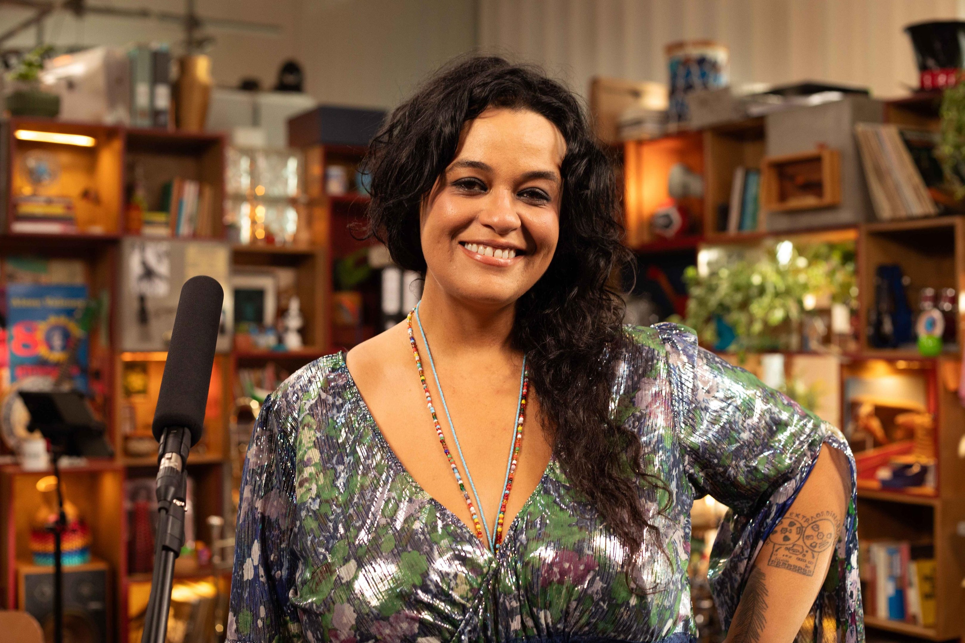 Tulipa Ruiz e banda&nbsp; no Tiny Desk Brasil