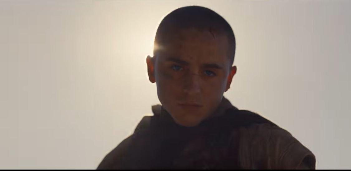 Timoth&eacute;e Chalamet no trailer do filme 'Duna: Parte 3'
