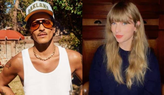 Bruno Mars desmente qualquer pol&ecirc;mica com Taylor Swift nas redes sociais