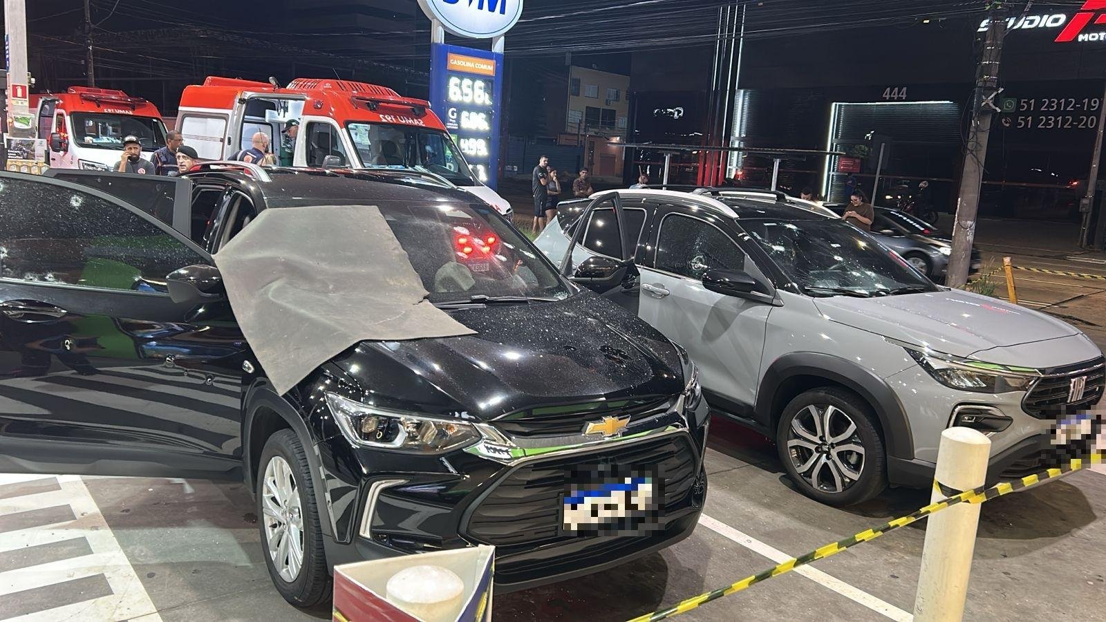 Homem morreu ap&oacute;s ataque a tiros em posto de gasolina em Porto Alegre