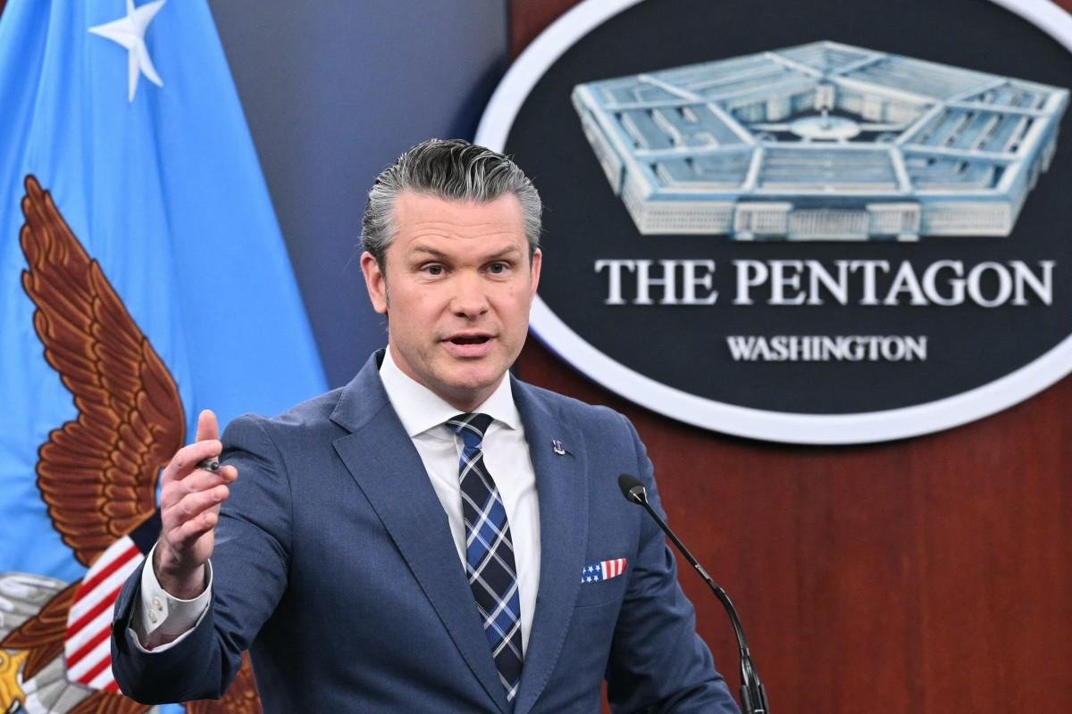Secret&aacute;rio de Defesa dos EUA, Pete Hegseth, falou sobre guerra no Oriente M&eacute;dio