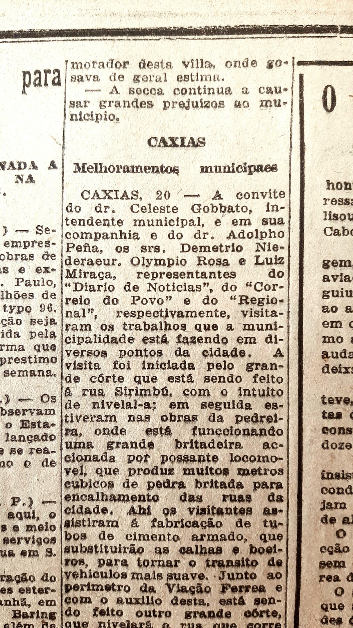 O intendente municipal recebeu representantes da imprensa para divulgar as obras p&uacute;blicas da cidade da Serra