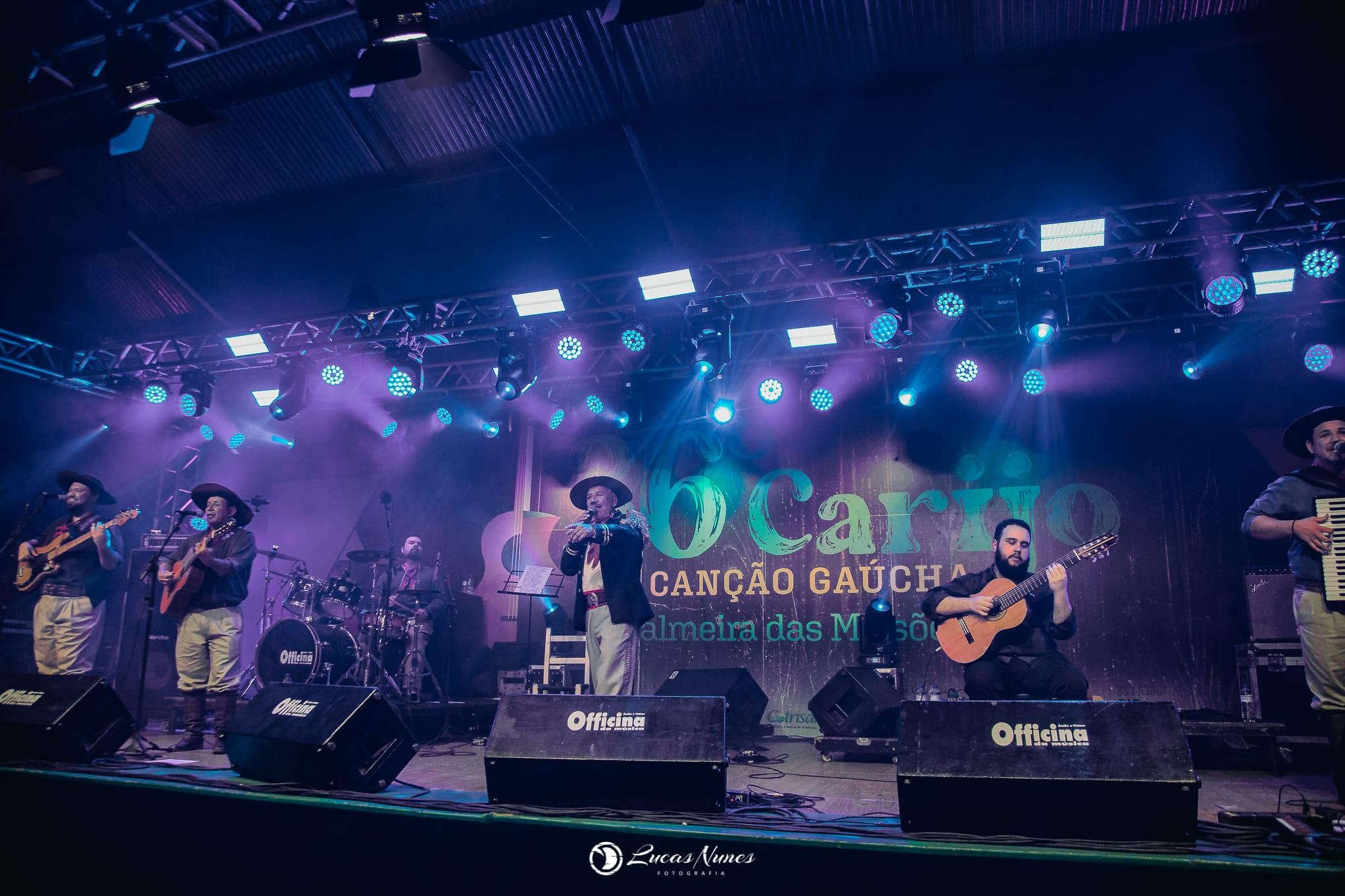 M&uacute;sica nativista ganha destaque no Carijo da Can&ccedil;&atilde;o Ga&uacute;cha, em Palmeira das Miss&otilde;es