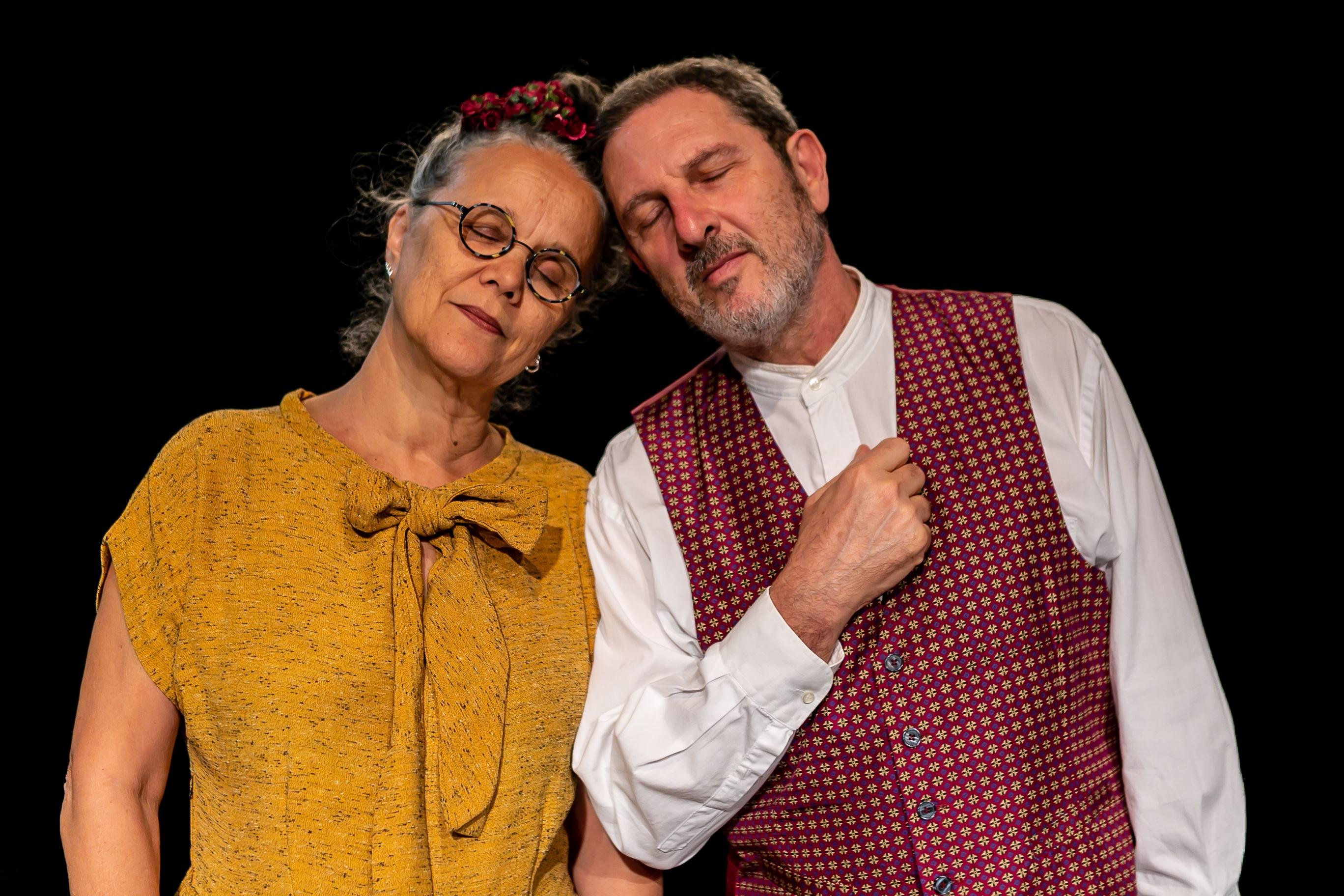 Mirna Spritzer e Sergio Lulkin no espet&aacute;culo 'Terra sem Mapa'  integram o projeto