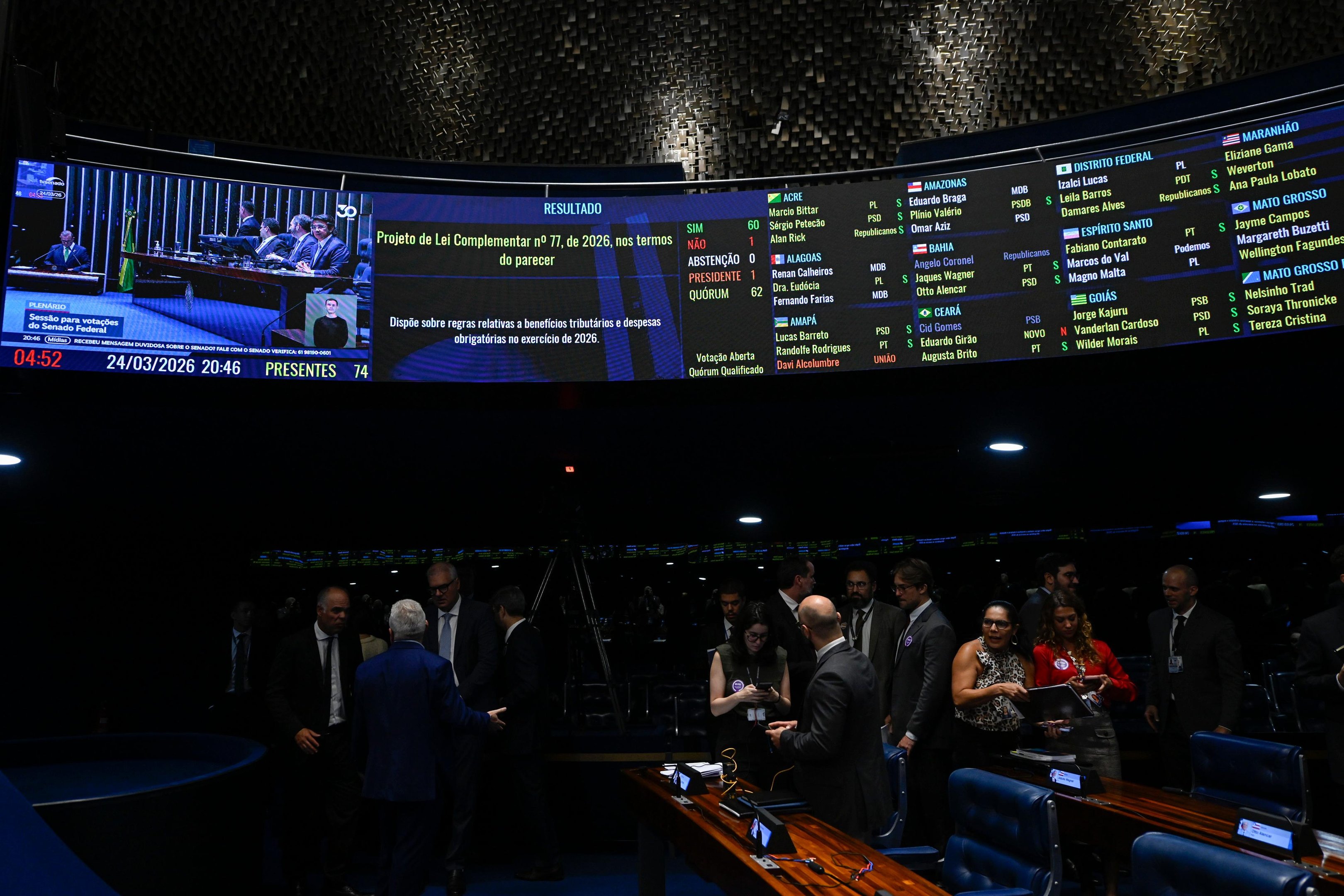 Mat&eacute;ria foi pautada como item extrapauta no Senado