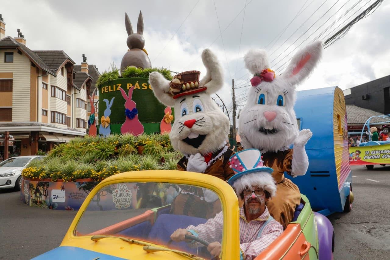 Em Gramado, a tradicional ChocoP&aacute;scoa movimenta a cidade at&eacute; 12 de abril