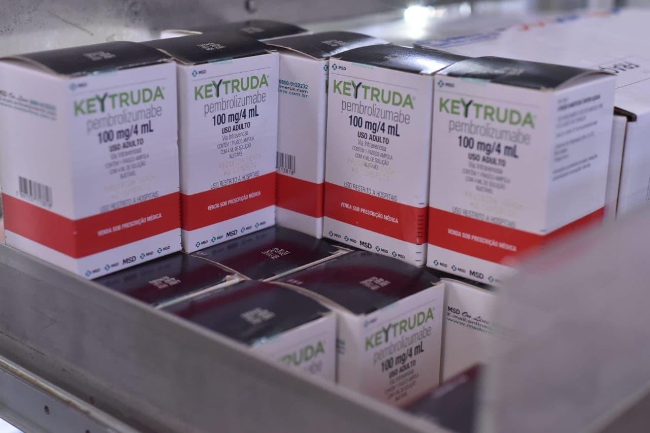 Pembrolizumabe &eacute; comercializado pela Merck Sharp & Dohme com o nome Keytruda