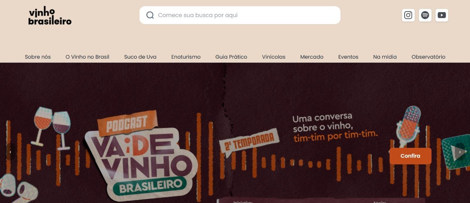 A Plataforma do Vinho Brasileiro busca disseminar conte&uacute;do informativo e relevante do setor vitivin&iacute;cola