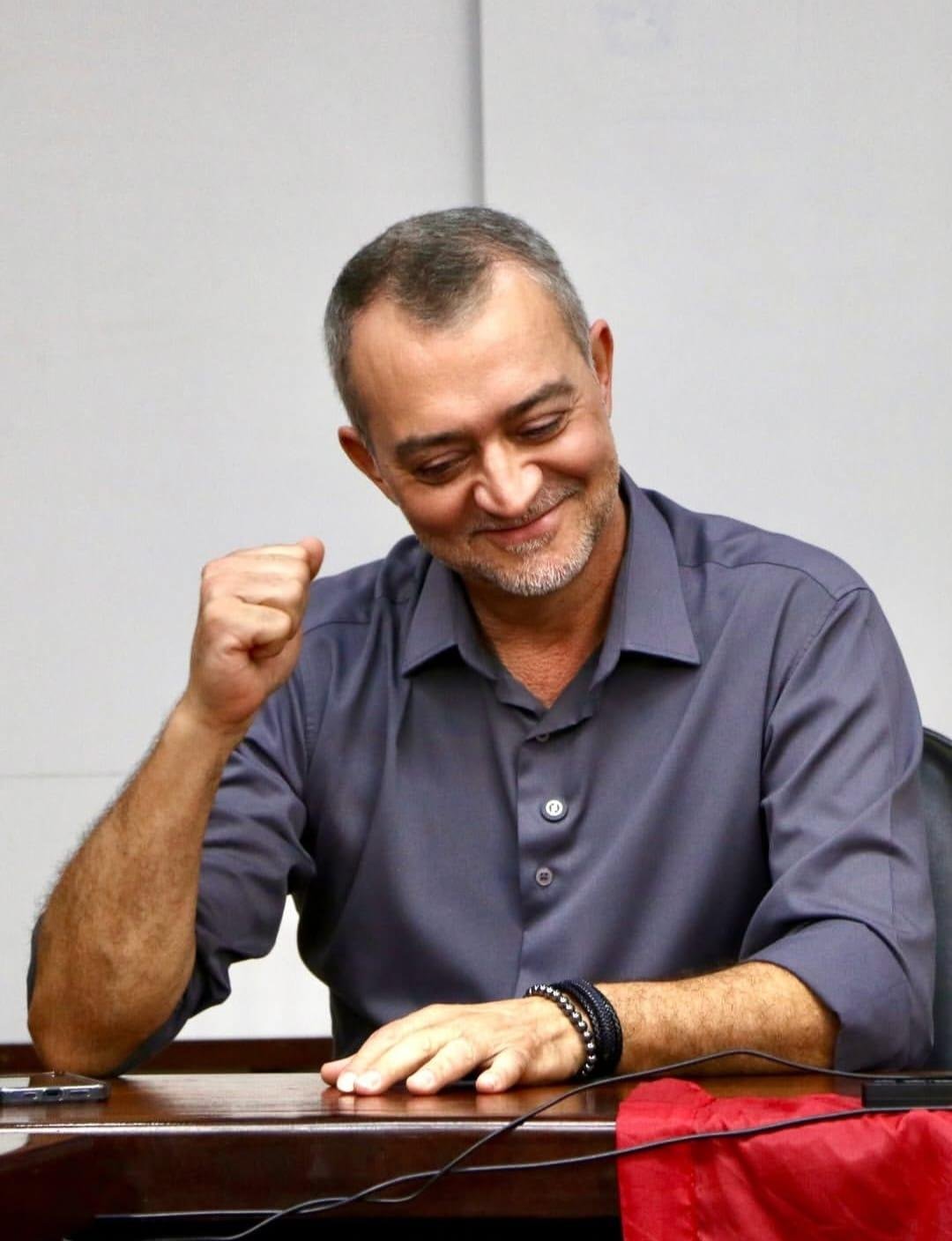 O pr&eacute;-candidato do PT ao governo do Estado, Edegar Pretto