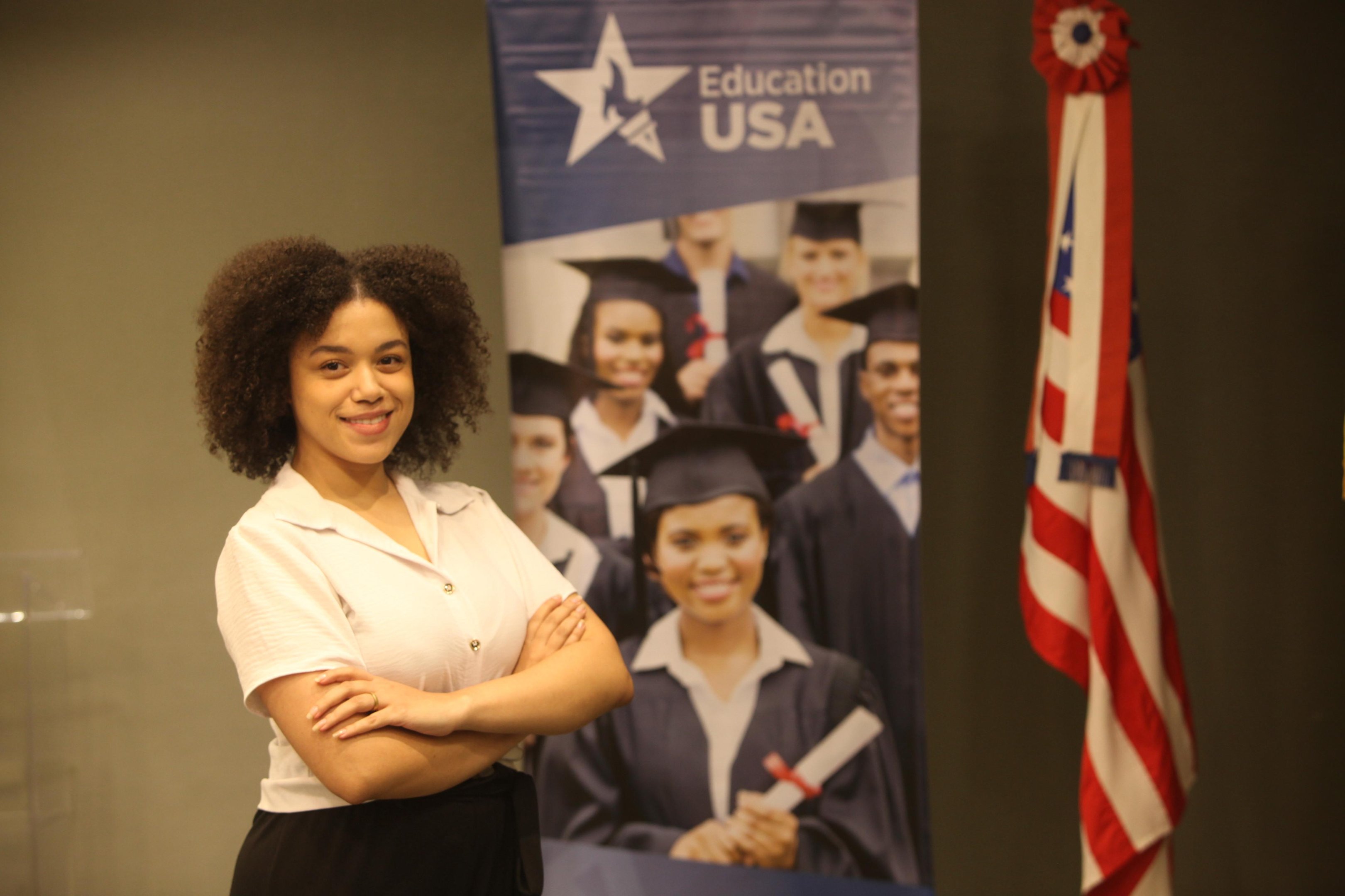 Andressa Valentin foi selecionada para um Phd na Ohio State University
