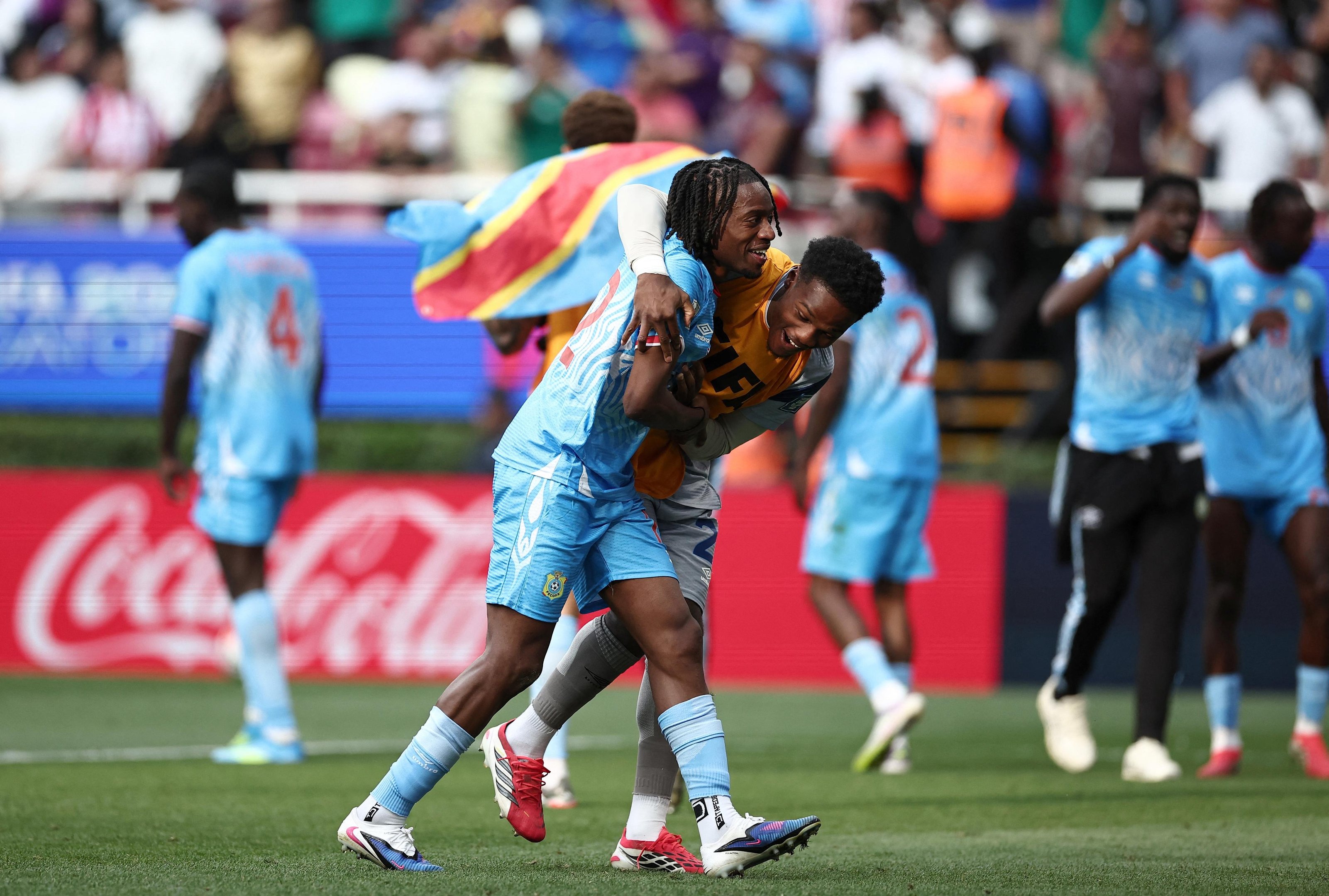Congo garantiu a vaga ap&oacute;s eliminar a Jamaica