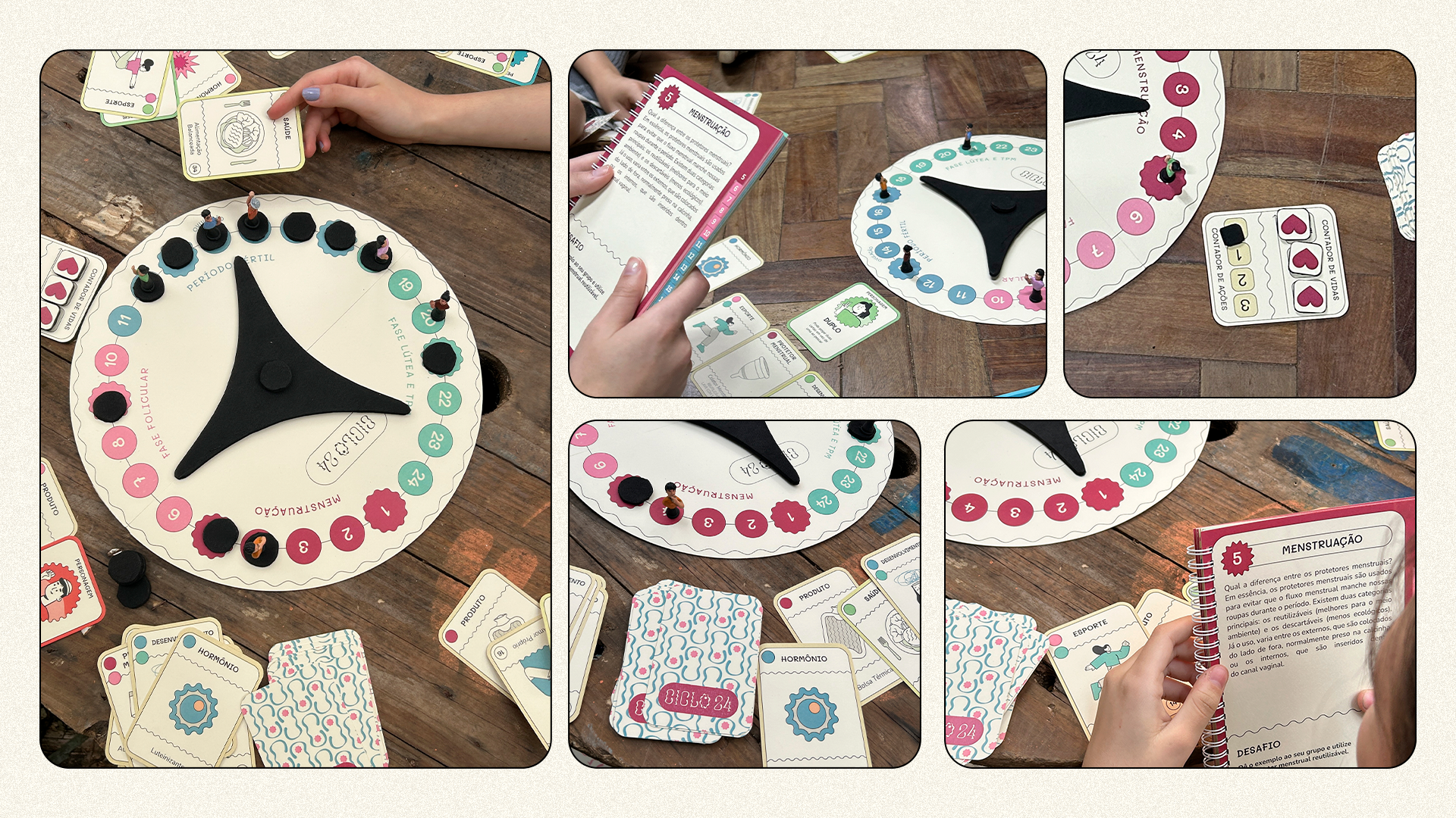 Jogo Ciclo 24 simula as fases do ciclo menstrual e foi desenvolvido como Trabalho de Conclus&atilde;o de Curso em Design da UCS, em 2023