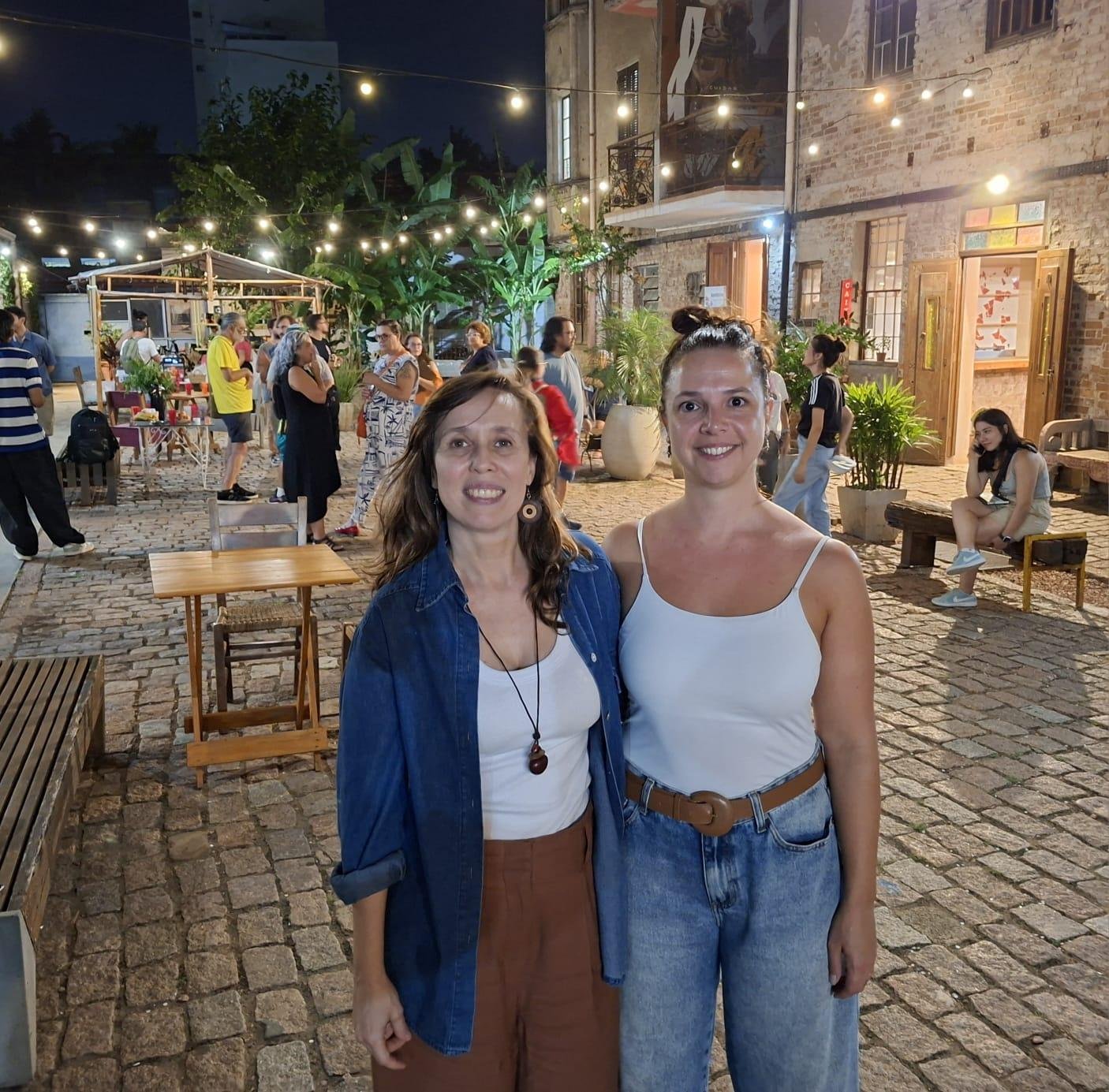Aline Bueno e Liege Biasotto s&atilde;o as coordenadoras do Programa Palafita