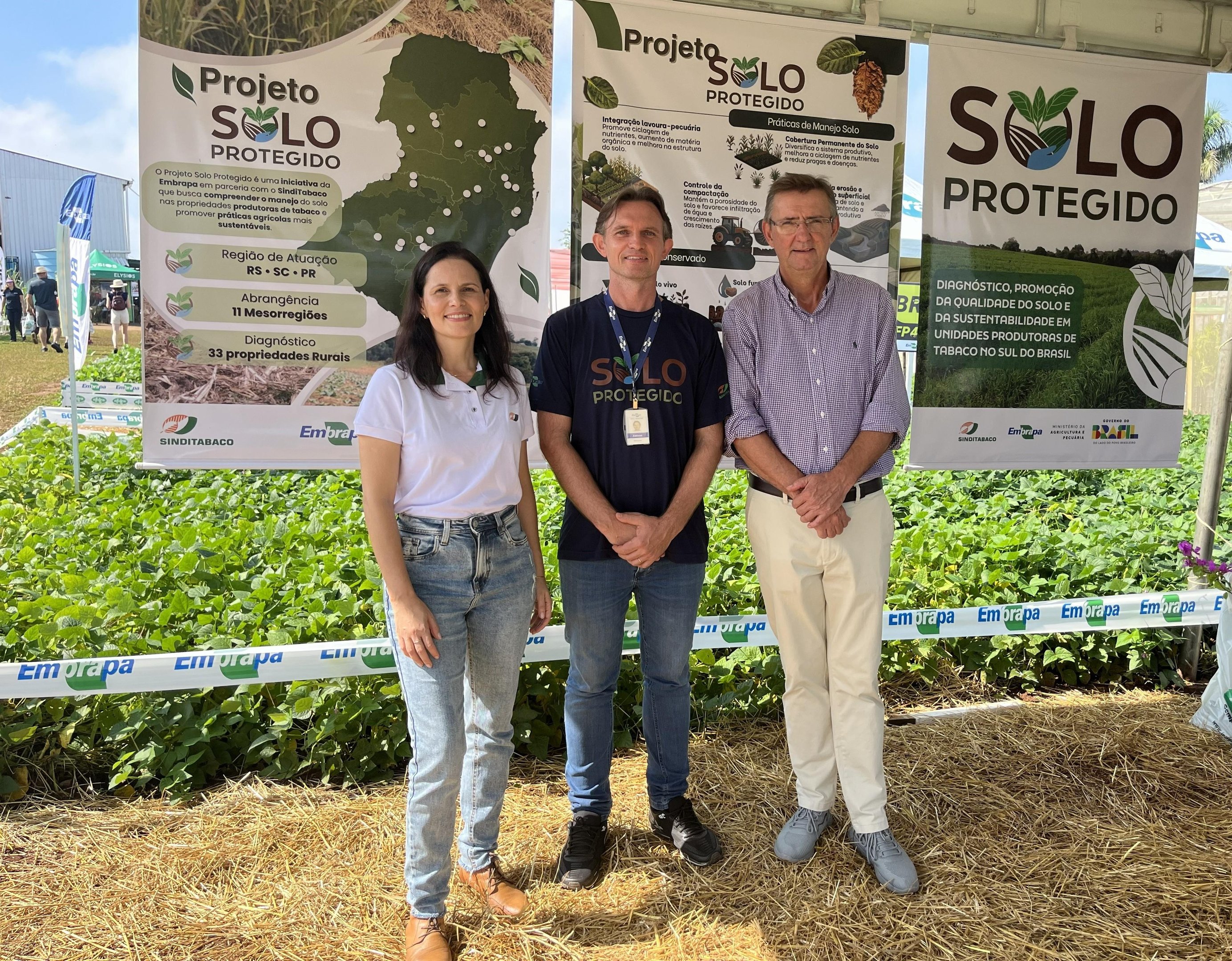 Estande da Embrapa na Expoagro Afubra 2026 destacou a&ccedil;&otilde;es desenvolvidas em parceria com produtores
