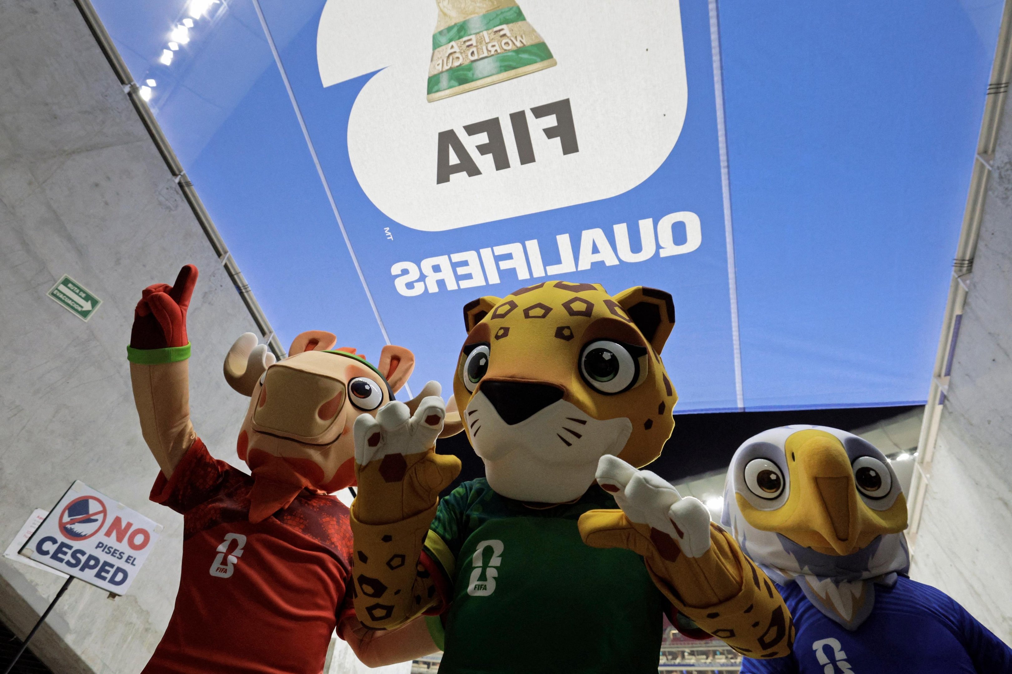 Os Estados Unidos recebem 78 jogos da copa, enquanto Canad&aacute; e M&eacute;xico dividem os outros 26
