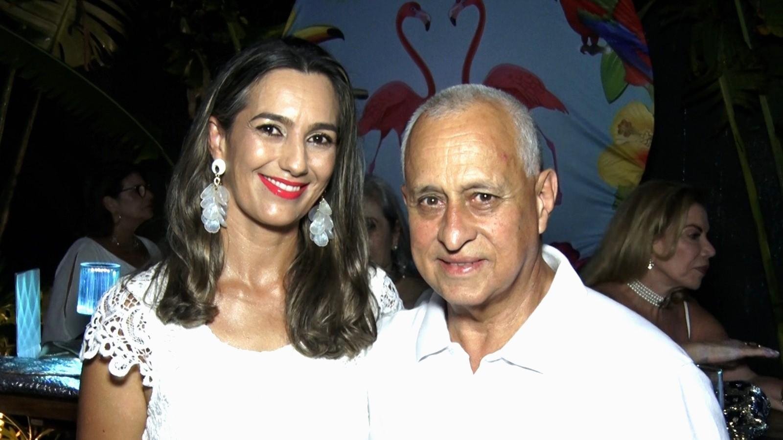 Carine Carlosso e Marco Peixoto em recente evento da cidade