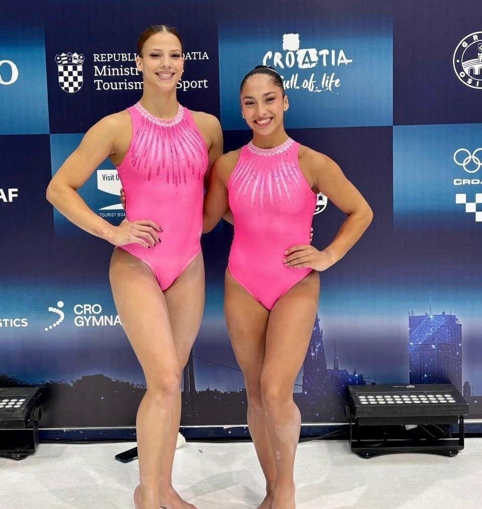 Gabriela Barbosa e Julia Soares s&atilde;o as brasileiras mais jovens com elementos registrados pela FIG