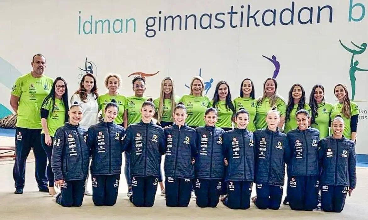 Brasil est&aacute; cinco finais da etapa de Tashkent (Uzbequist&atilde;o) da Copa do Mundo de gin&aacute;stica r&iacute;tmica