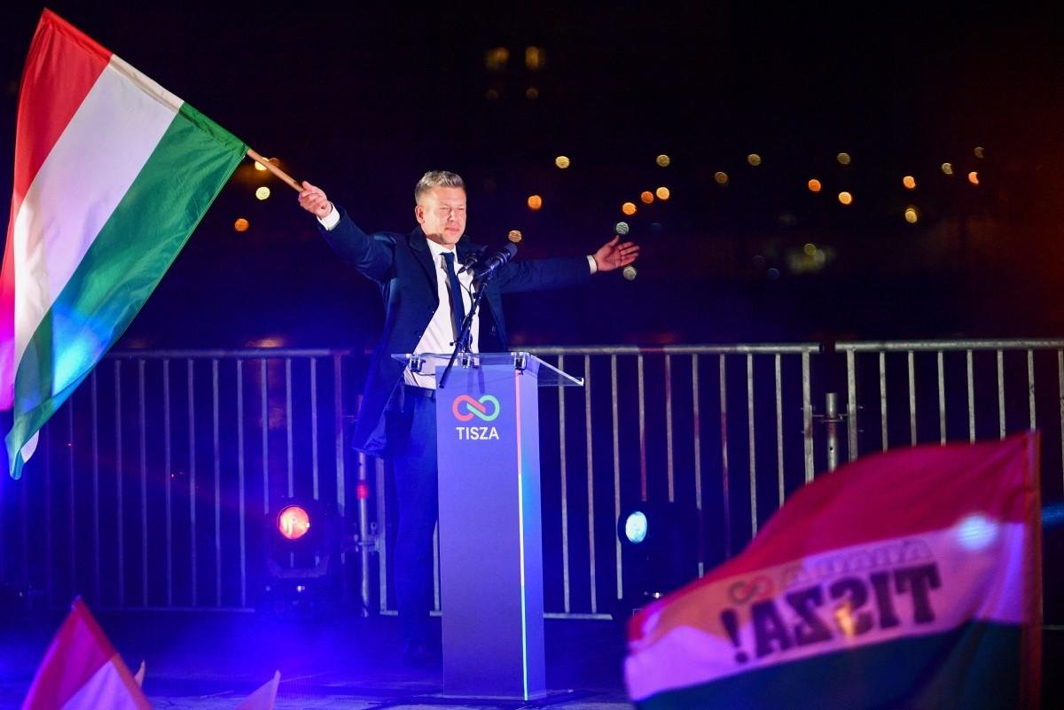 "N&oacute;s libertamos a Hungria", proclamou Magyar