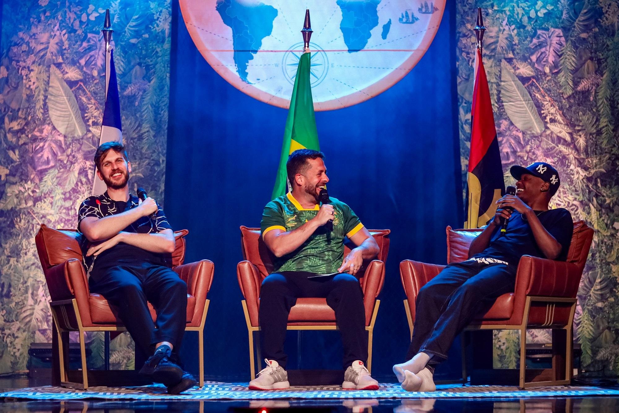 "3 Continentes &ndash; O Show&rdquo;, com Paul Cabannes, Maur&iacute;cio Meirelles e Baptista Miranda, chega ao RS, com apresenta&ccedil;&otilde;es em Porto Alegre e Caxias do Sul, nesta quarta e quinta, 15 e 16 de abril