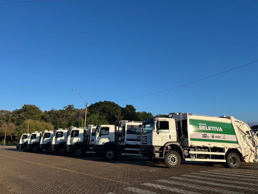 N&uacute;mero de equipes de coleta de lixo em Erechim passou de nove para 12