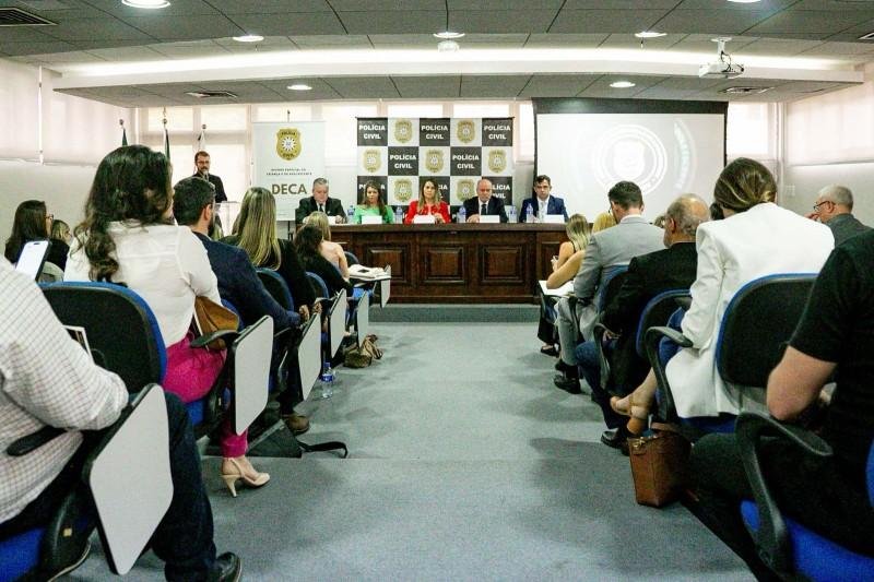 O evento foi realizado no audit&oacute;rio da Associa&ccedil;&atilde;o dos Delegados Pol&iacute;cia do Rio Grande do Sul (Adesp), em Porto Alegre