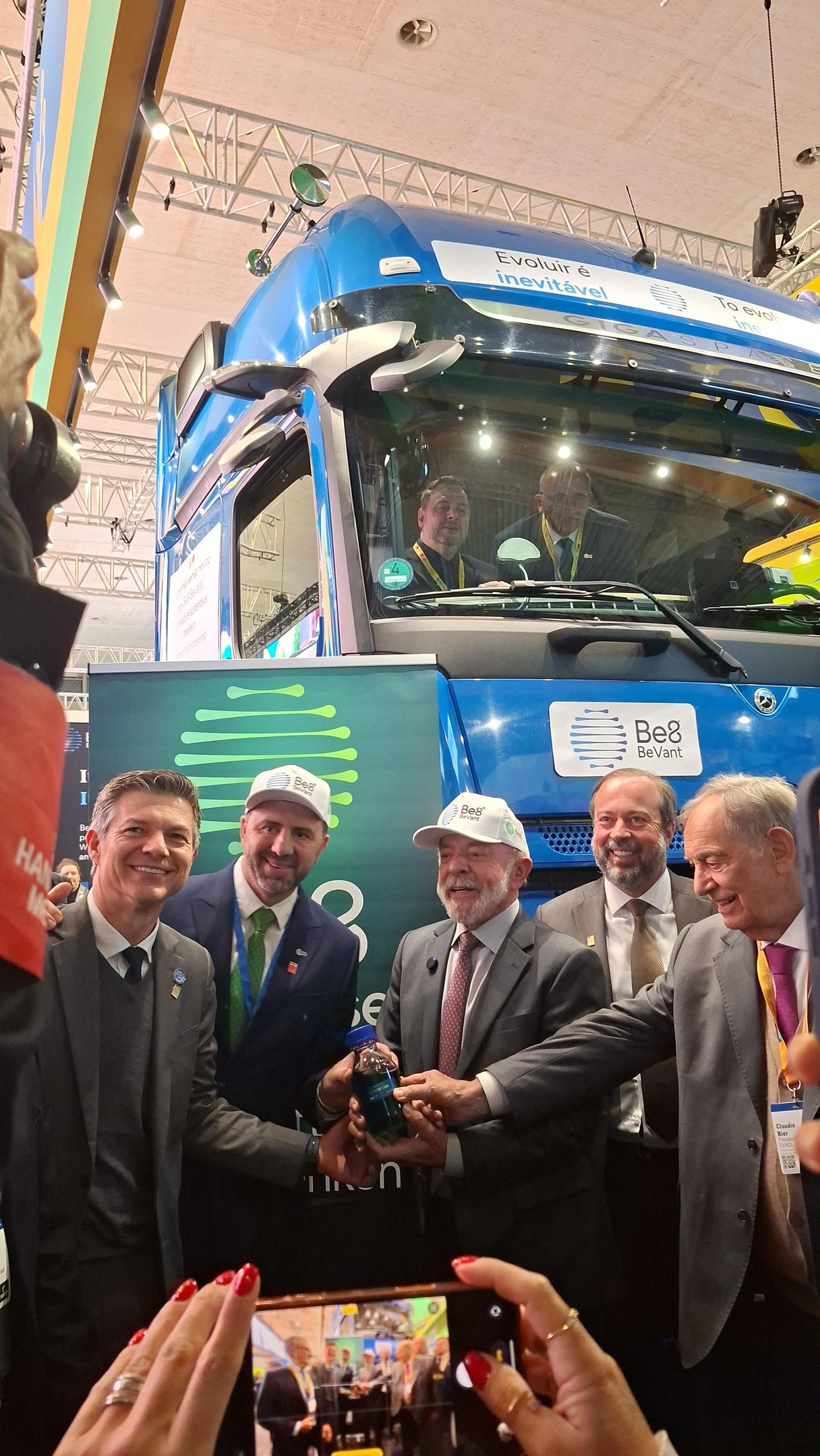 Lula durante visita da abertura da feira de Hannover