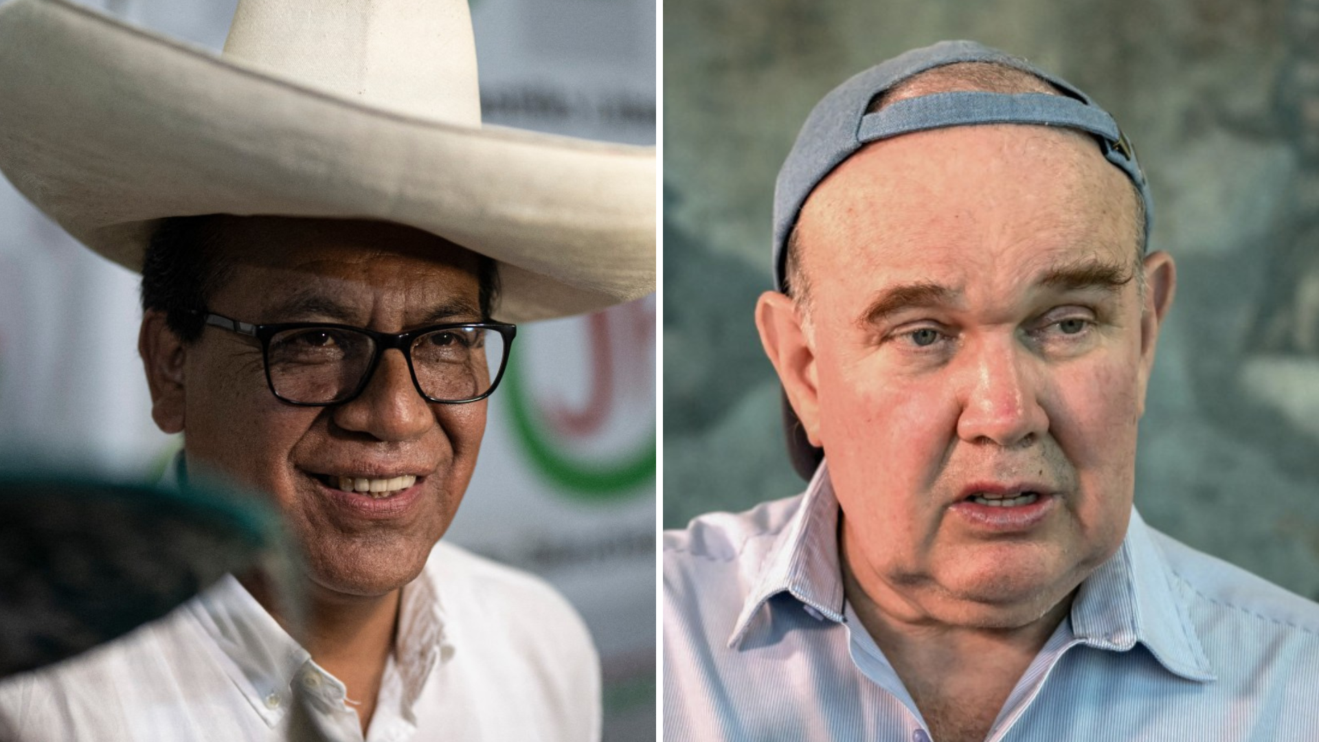 Roberto S&aacute;nchez (E) e Rafael L&oacute;pez Aliaga (D) disputam vaga no 2&ordm; turno das presidenciais no Peru