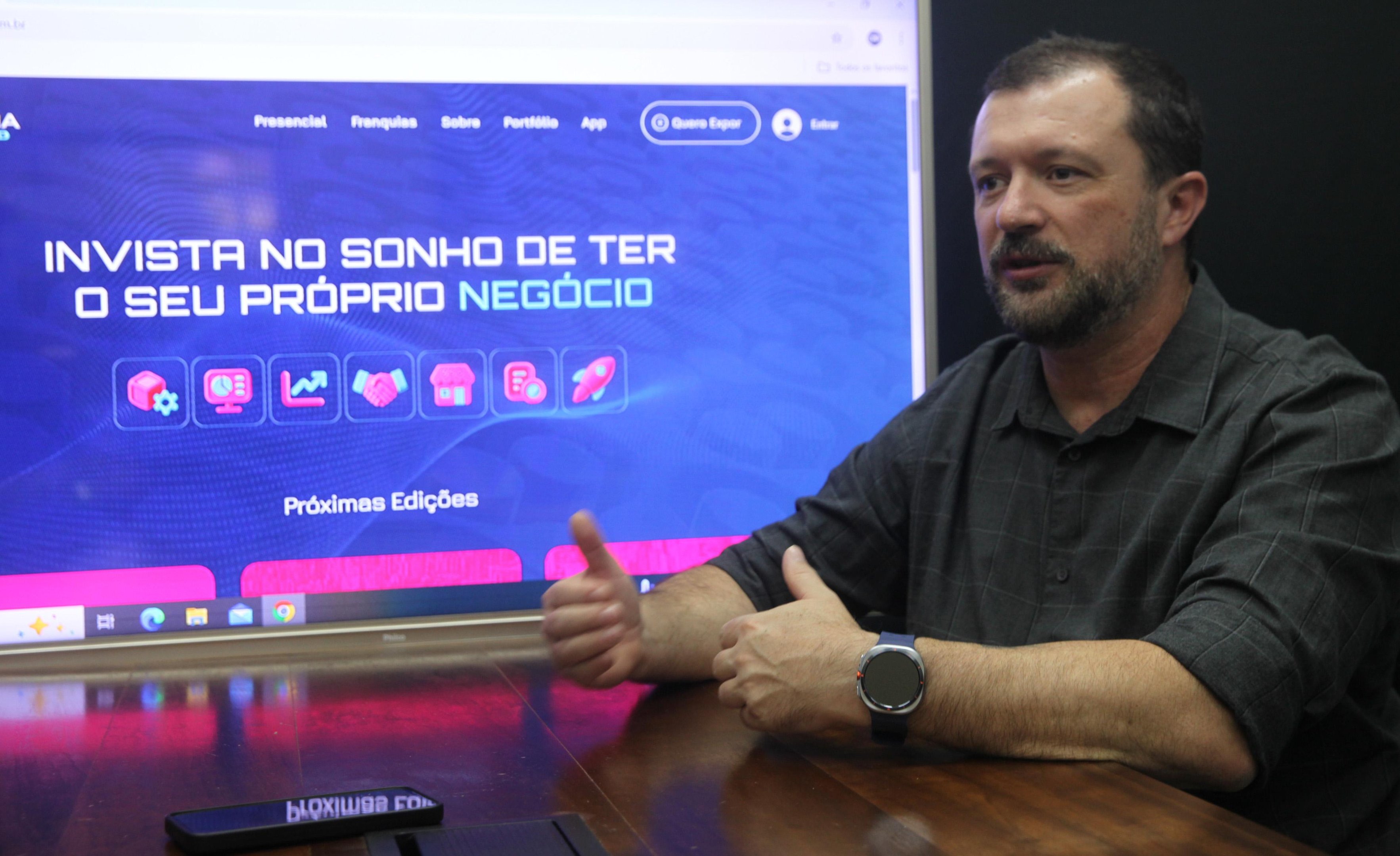 Diretor-executivo da Feira da Franquia, Arvid Auras, em visita ao Correio do Povo nesta semana