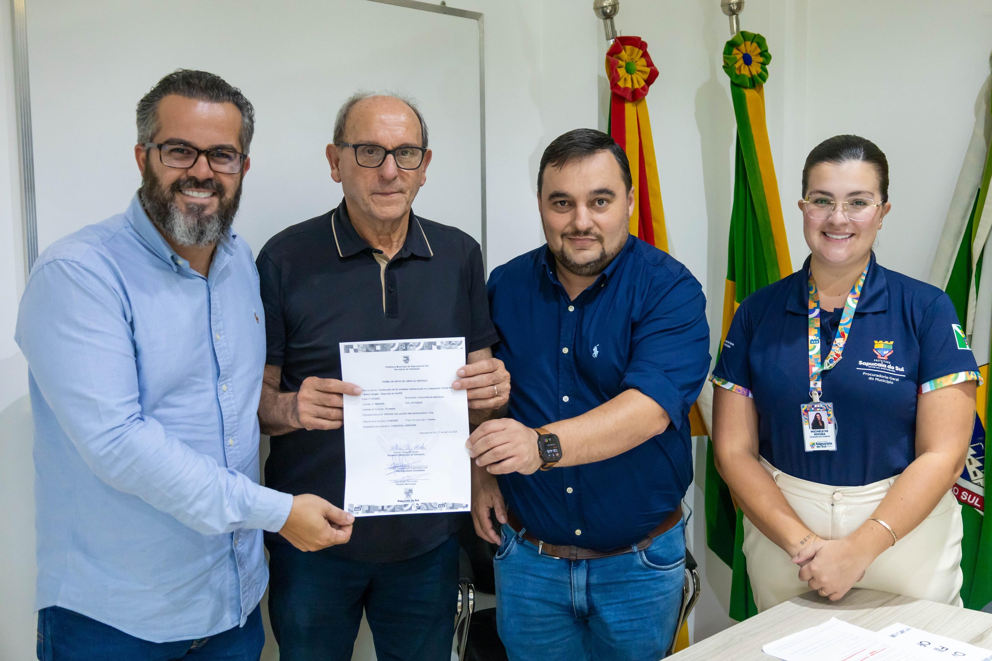 A previs&atilde;o de conclus&atilde;o dos trabalhos &eacute; de sete meses