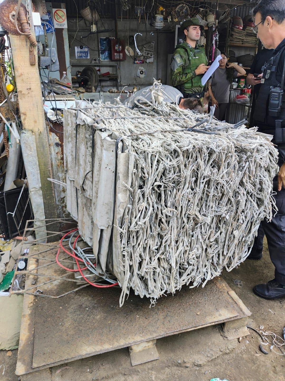 Opera&ccedil;&atilde;o Equi-Cobre visa ainda combater o com&eacute;rcio il&iacute;cito de materiais pertencentes &agrave; CEEE Equatorial