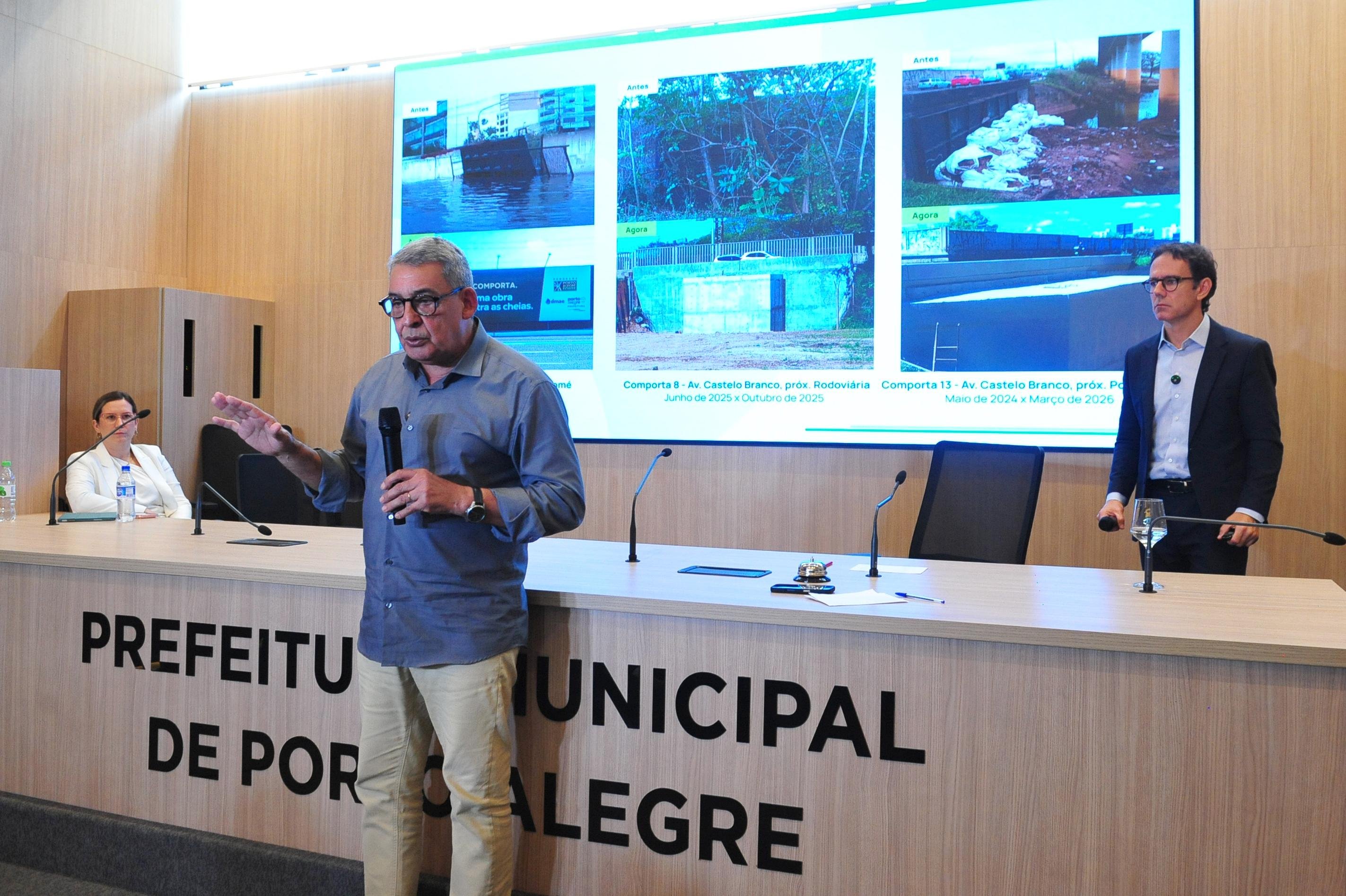 Prefeitura de Porto Alegre detalha investimentos no sistema de prote&ccedil;&atilde;o contra cheias na Capital