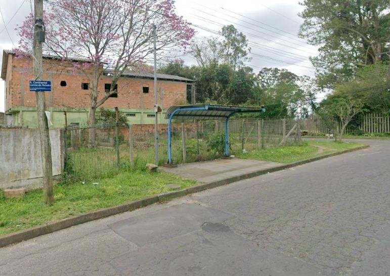 Rua Continental, onde homem foi morto, na Lomba do Pinheiro