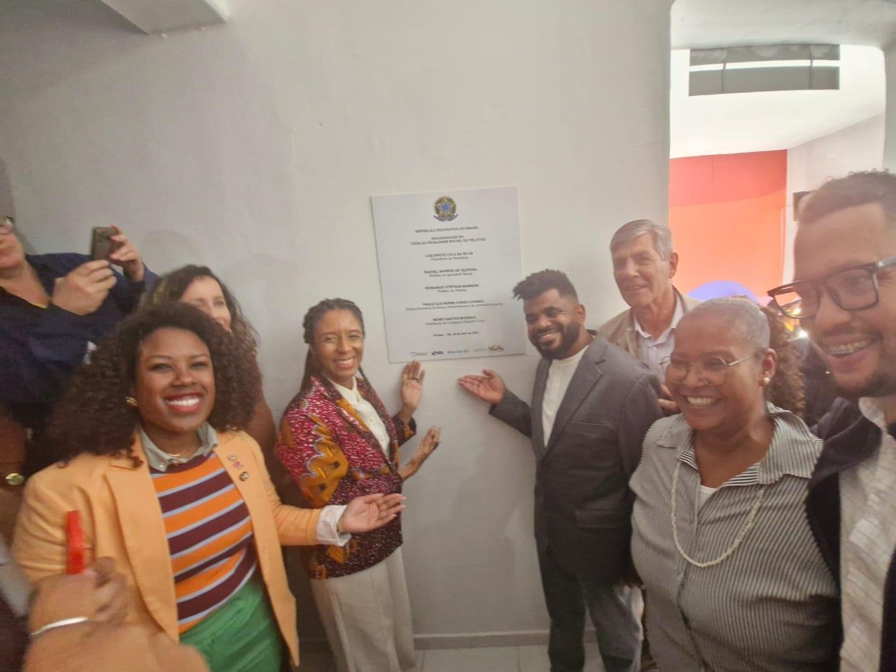 A ministra de Igualdade Racial, Raquel Barros participou da solenidade na manh&atilde; desta quinta-feira