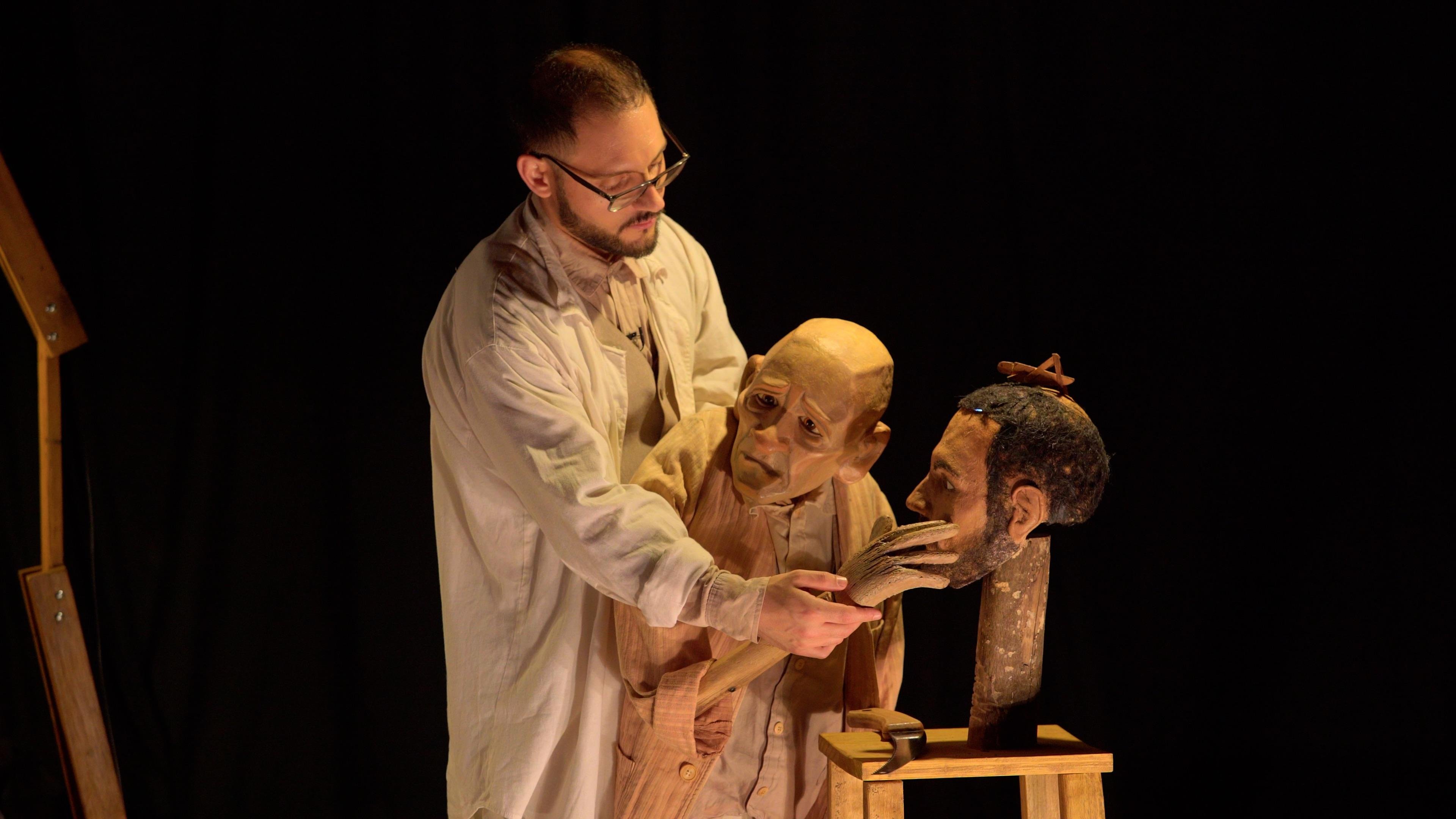 "Geppetto" volta a cartaz em Porto Alegre para curta temporada no Multipalco Eva Sopher, de 12 a 14 de junho, no Teatro Oficina Olga Reverbel