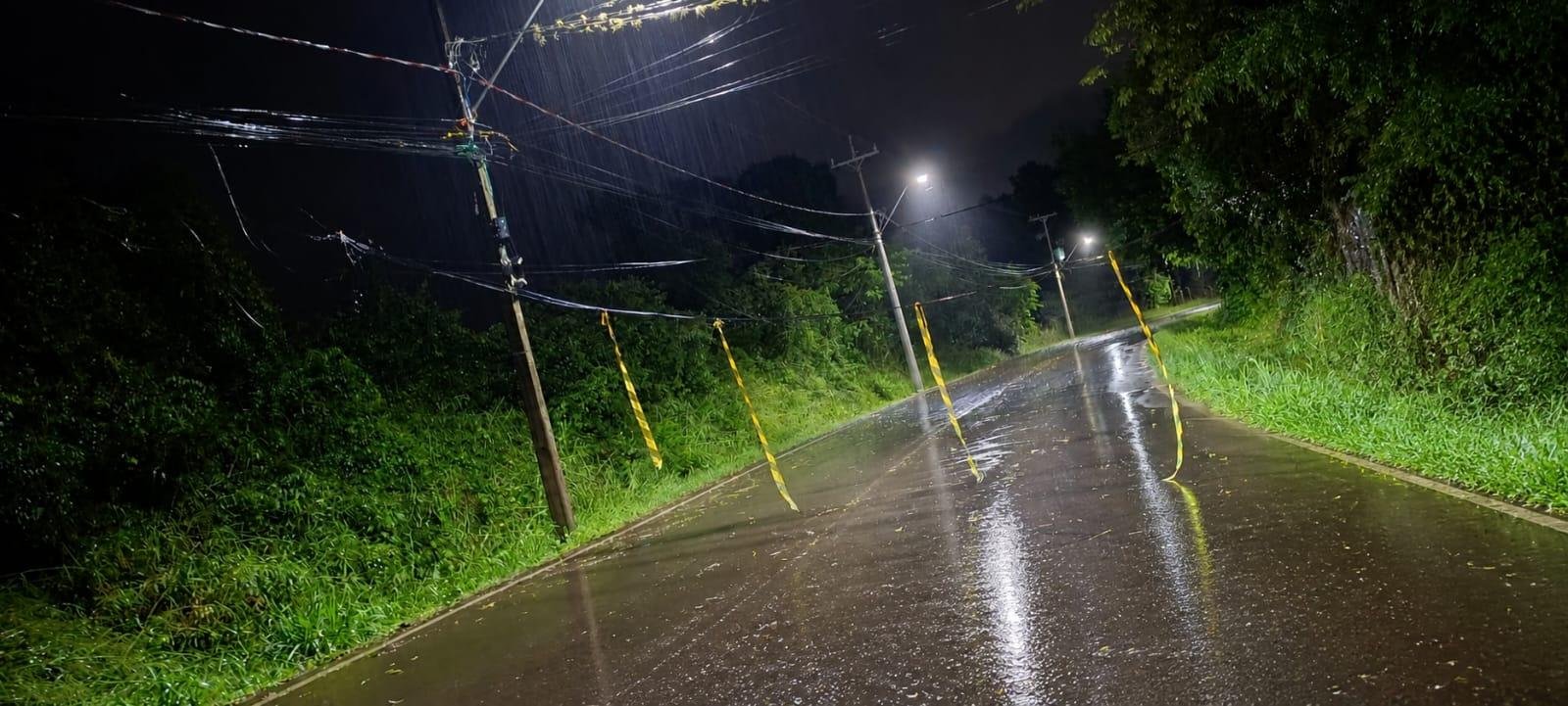 Choveu cerca de 100 mil&iacute;metros em Bom Retiro do Sul na noite de sexta-feira em
